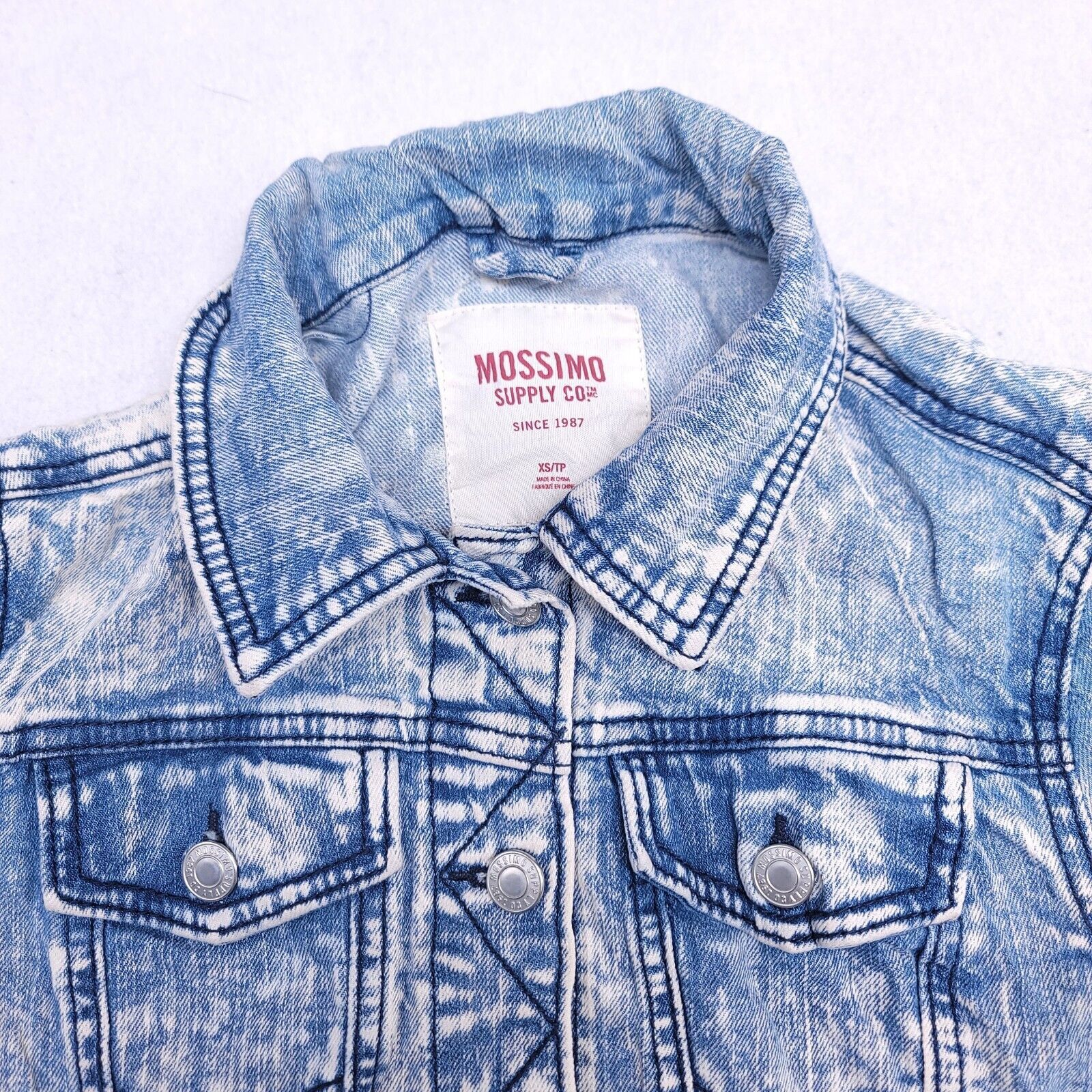 Mossimo Mossimo Casual Denim Long Sleeve Jacket Womens Size XS Blue Size XS / US 0-2 / IT 36-38 - 1 Thumbnail