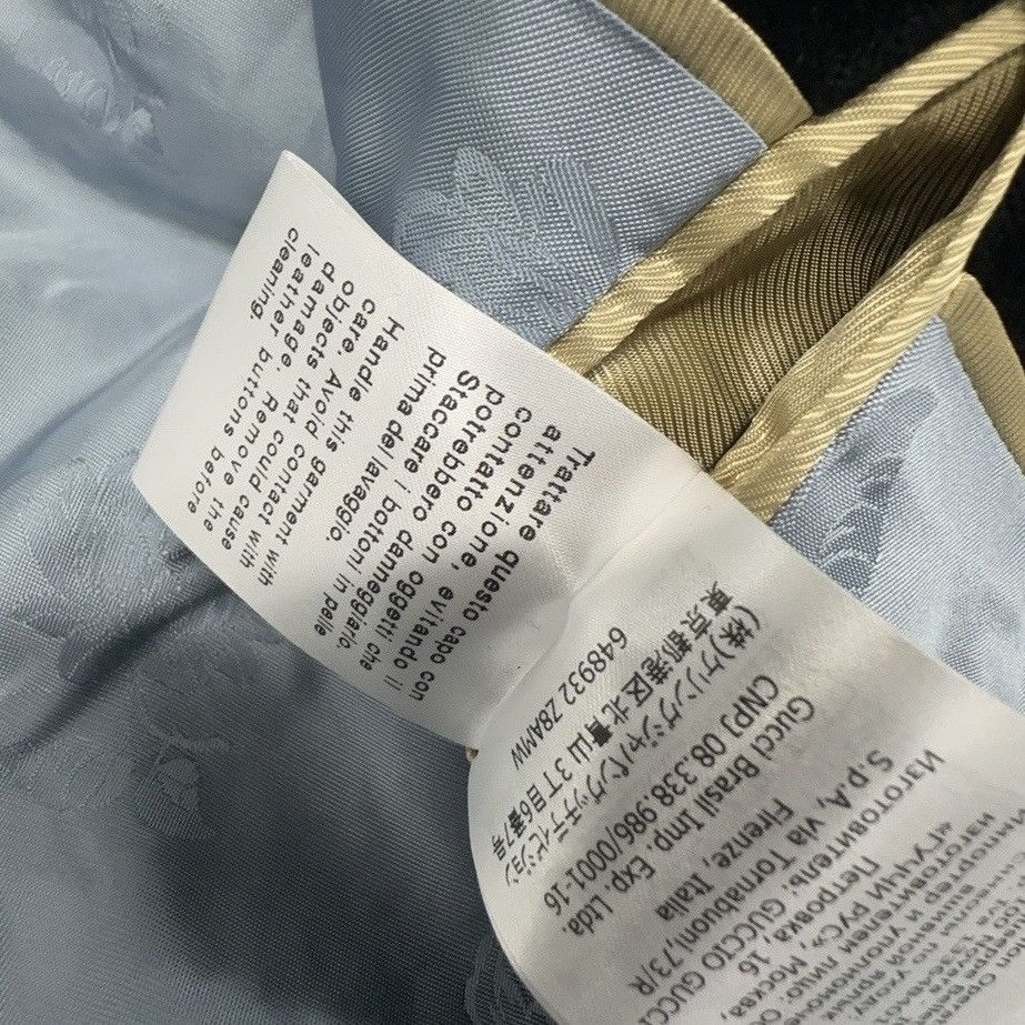 Gucci Gucci Velvet Single-breasted Blazer Size 50S - 5 Thumbnail