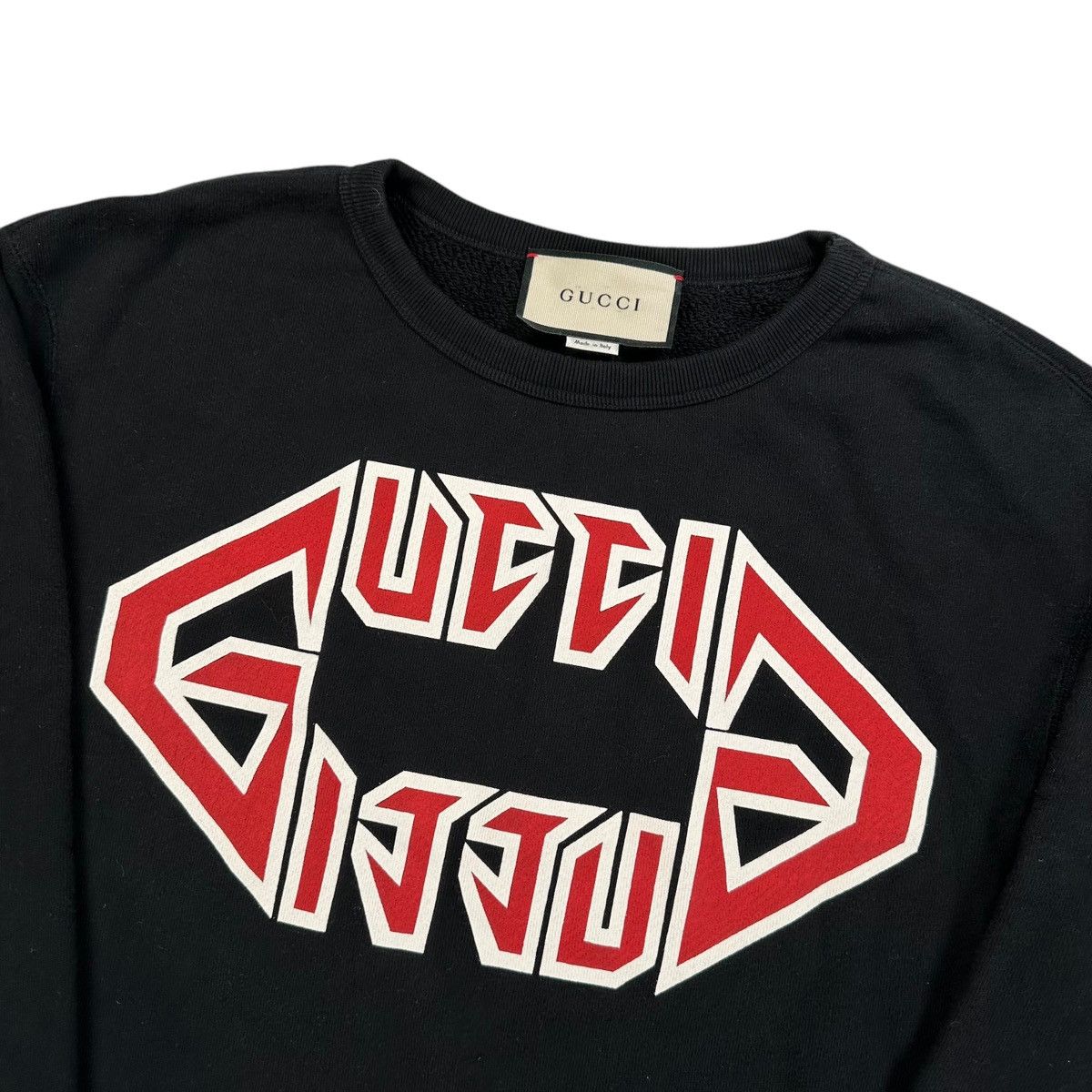 Gucci gucci size xs sweatshirt black rocker graphic print logo Size US XS / EU 42 / 0 - 6 Thumbnail