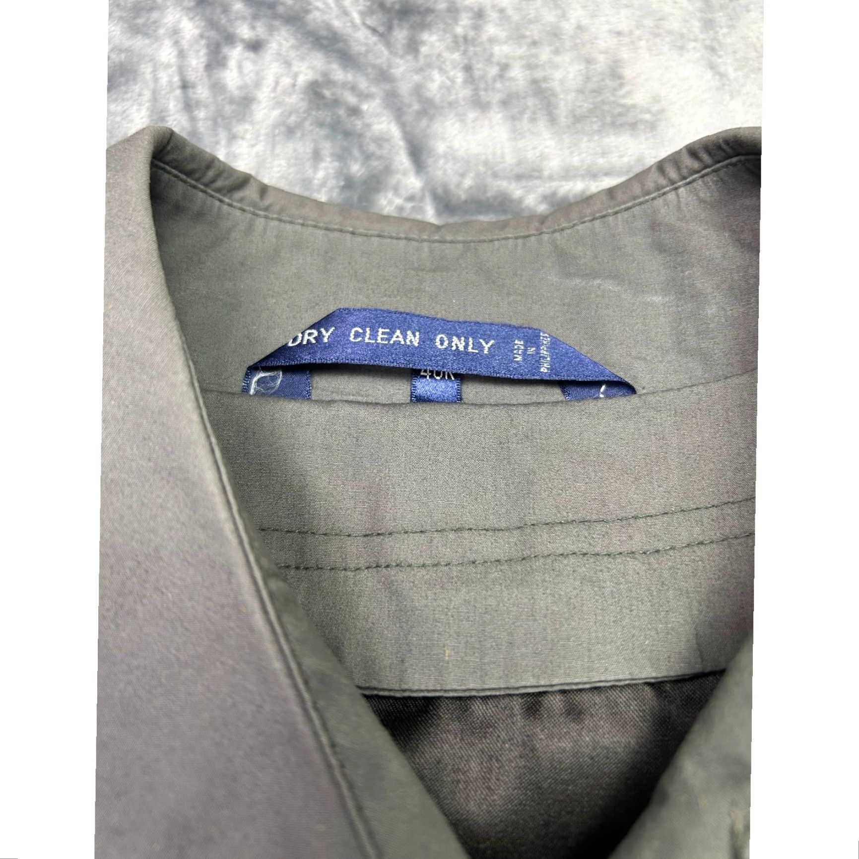 Ralph Lauren VTG Chaps Ralph Lauren Mens Coat Trench Wool Liner Removable 40R Gray Long C Size US XXS / EU 40 - 6 Thumbnail