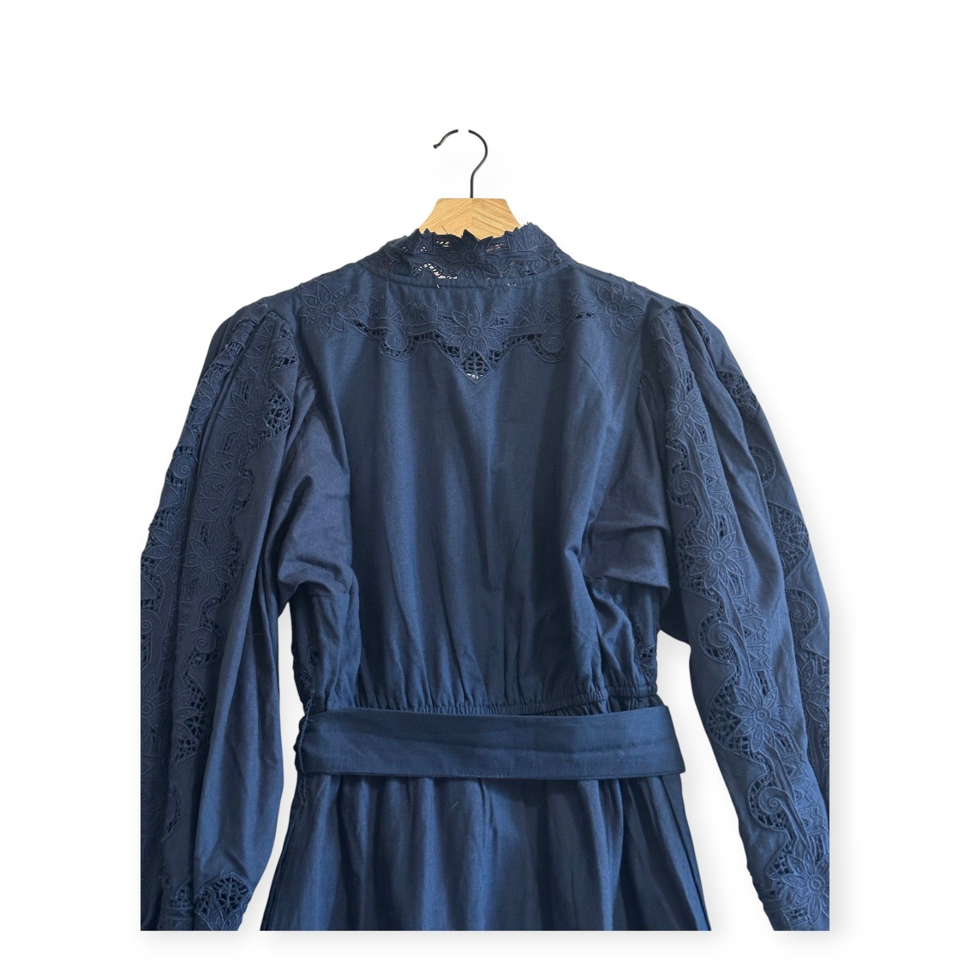 Sea New York Sea New York Anita Eyelet Mini Dress Navy Size 2 NWT Size XS / US 0-2 / IT 36-38 - 11 Thumbnail