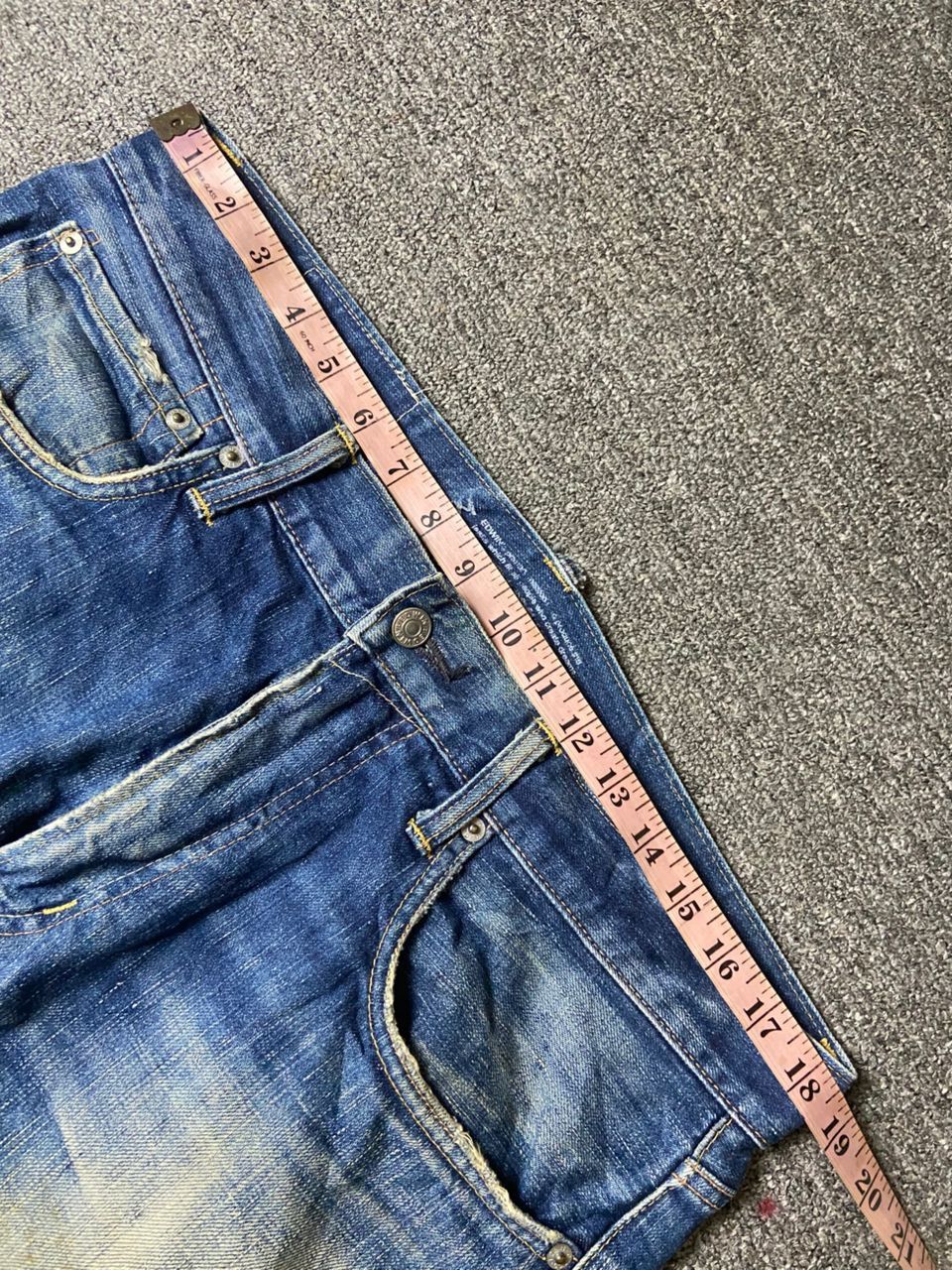 Edwin EDWIN 503 Distressed Denim Jeans (164) Size US 37 - 9 Thumbnail