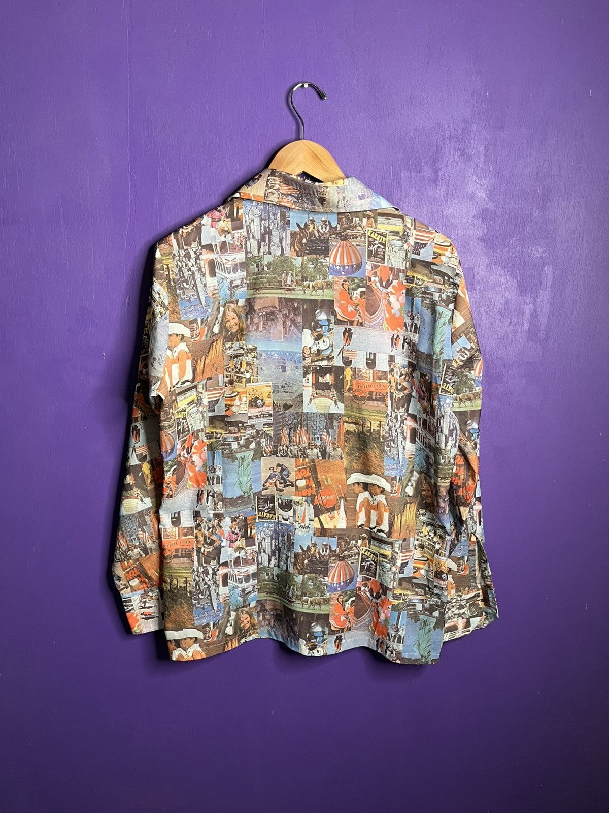 Vintage Vintage 70s Montgomery ward Western photos button up shirt Size US M / EU 48-50 / 2 - 2 Thumbnail