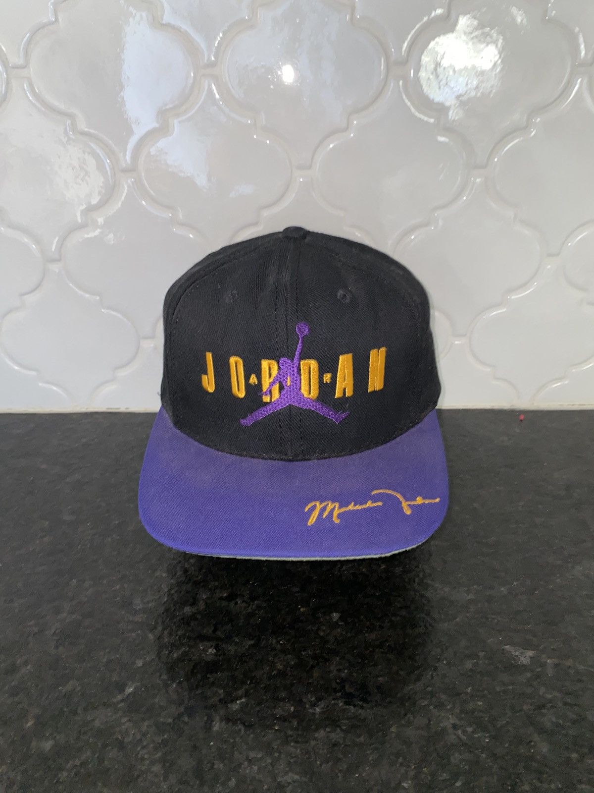 Nike Vintage 90s Nike air jordan logo snapback Size ONE SIZE - 1 Thumbnail