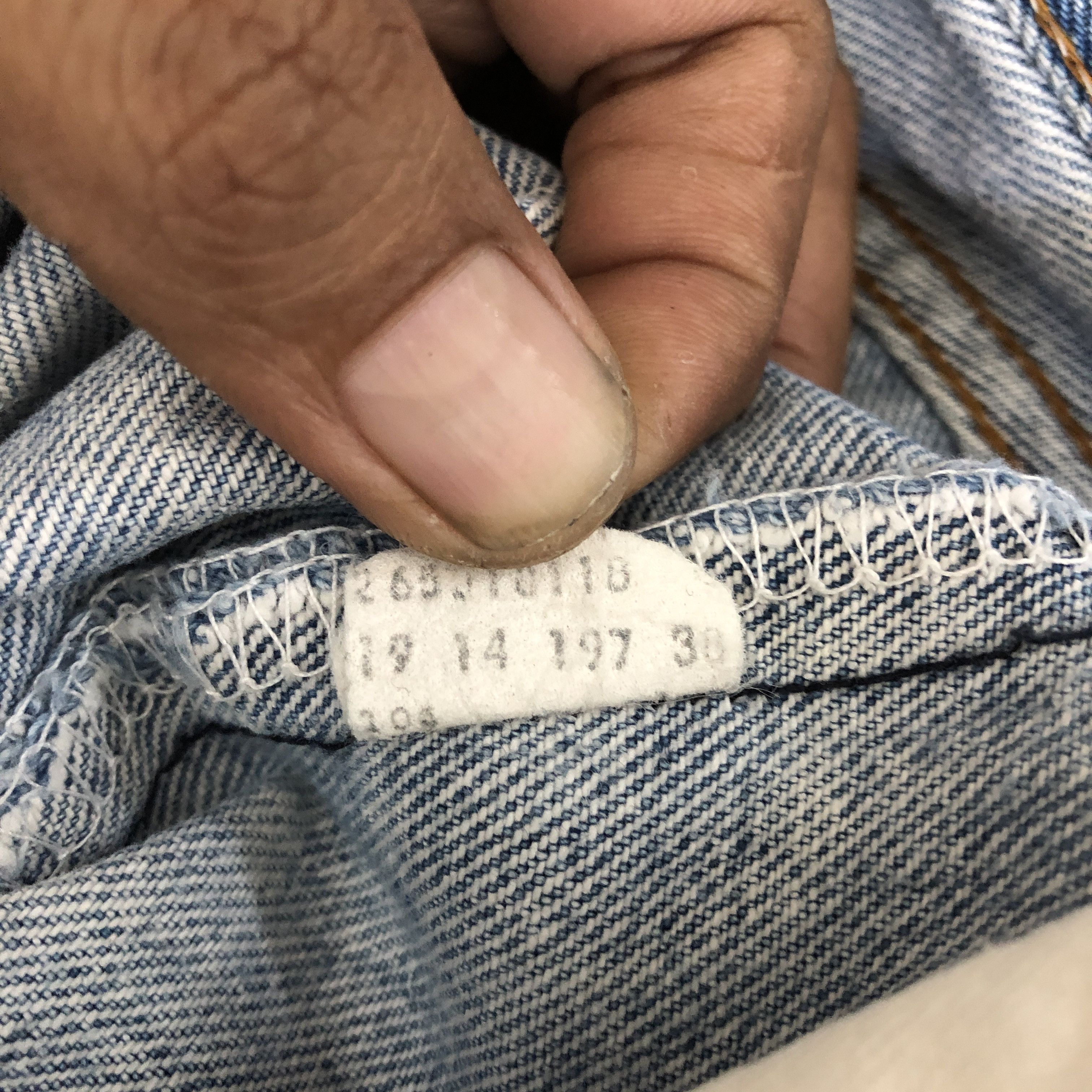 Levi's × Vintage Vintage 60s Levis 501 Distressed Faded Jeans Denim Pants Size US 26 / EU 42 - 14 Thumbnail