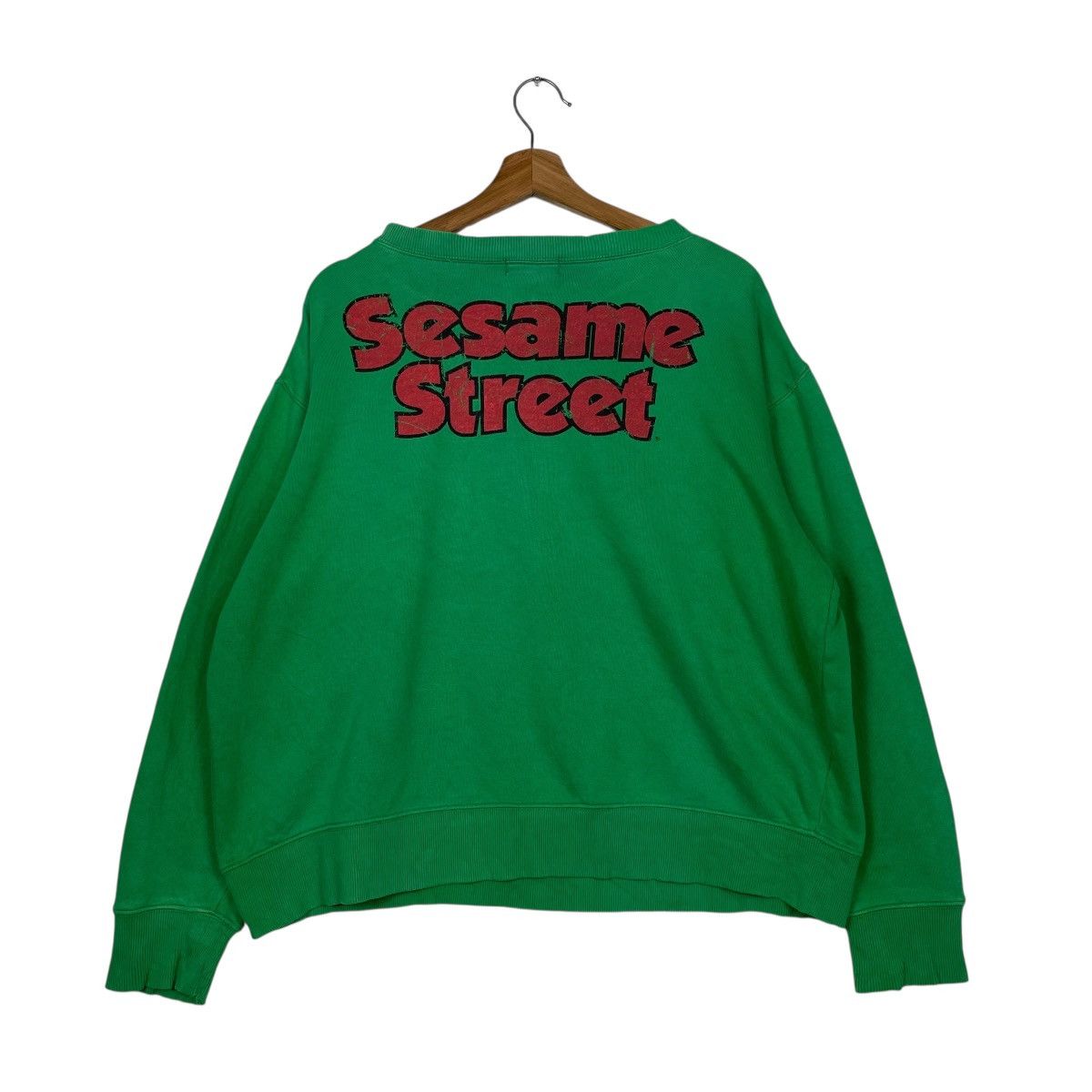 Vintage Vintage Sesame Street Green Sweatshirt Size M / US 6-8 / IT 42-44 - 7 Thumbnail