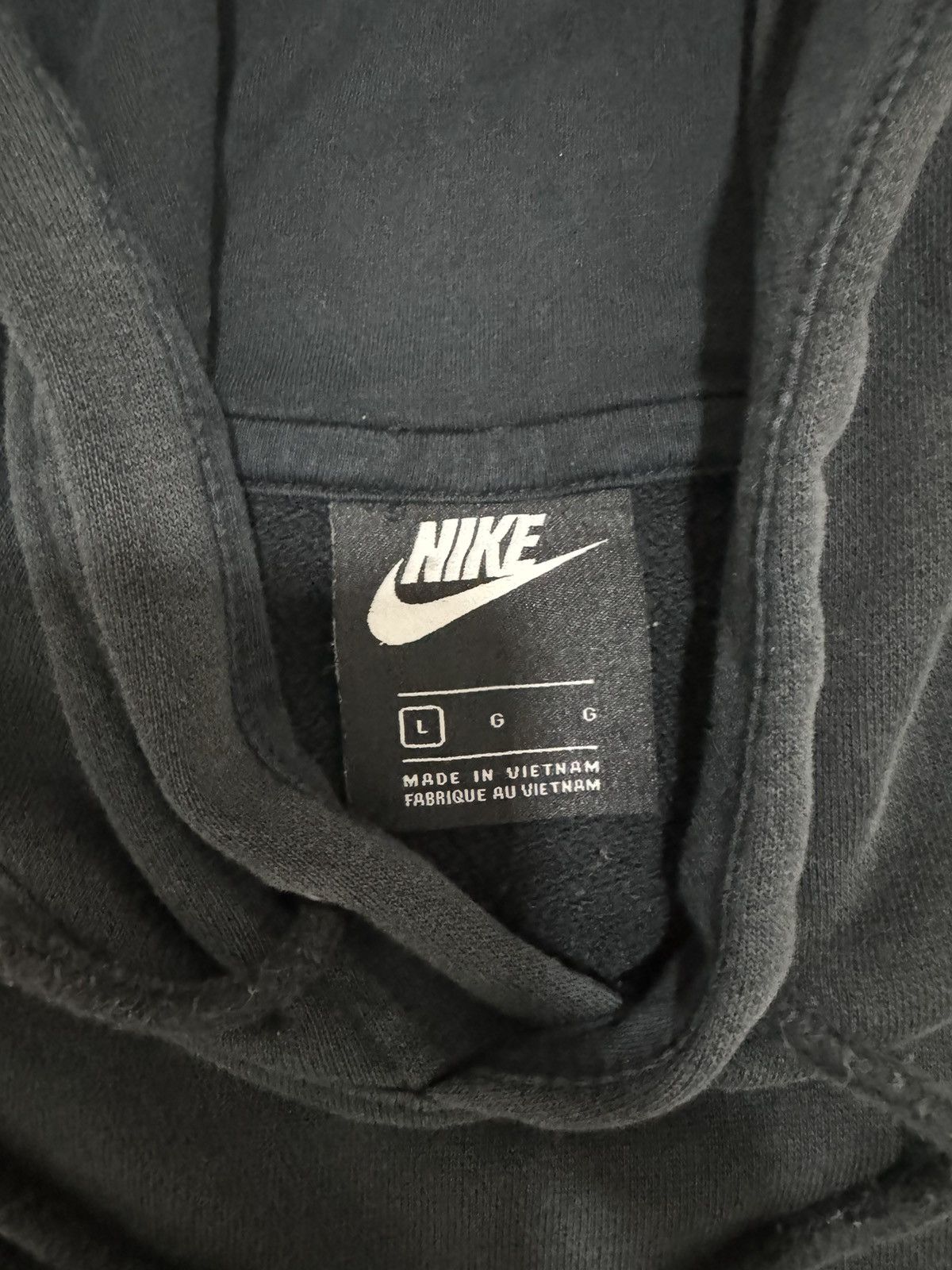 Nike × Vintage Rare Nike Swoosh Big Spellout Hoodie Size US L / EU 52-54 / 3 - 10 Thumbnail