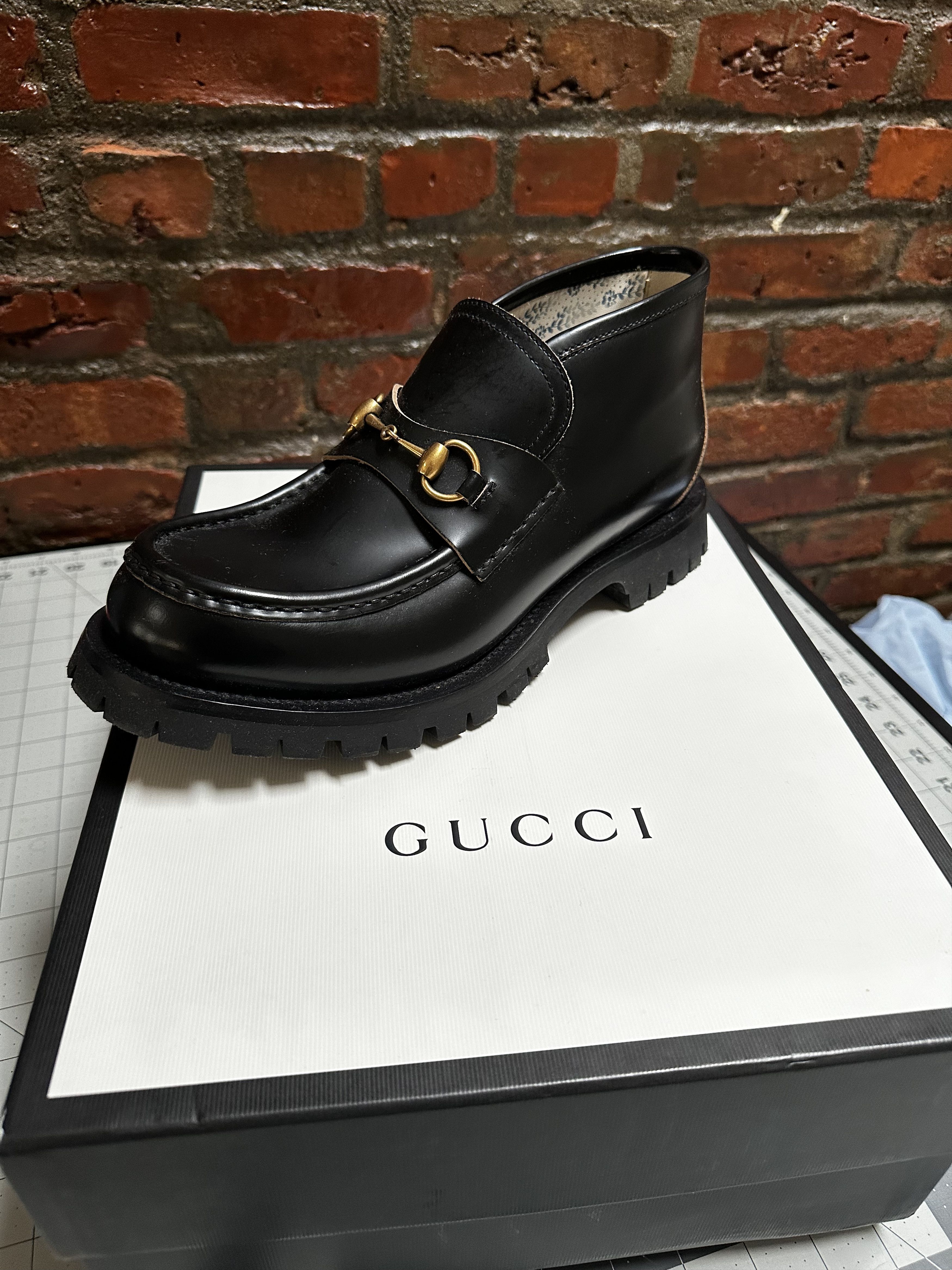 Gucci Horsebit Accent Leather Rain Boots Size US 8.5 / EU 41-42 - 1 Thumbnail