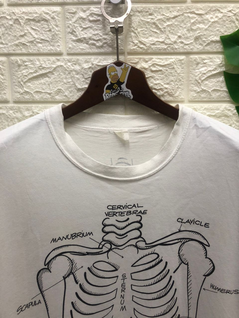Vintage Vintage Kurt Cobain Anatomical Human Anatomy Skeletal Size US L / EU 52-54 / 3 - 2 Thumbnail