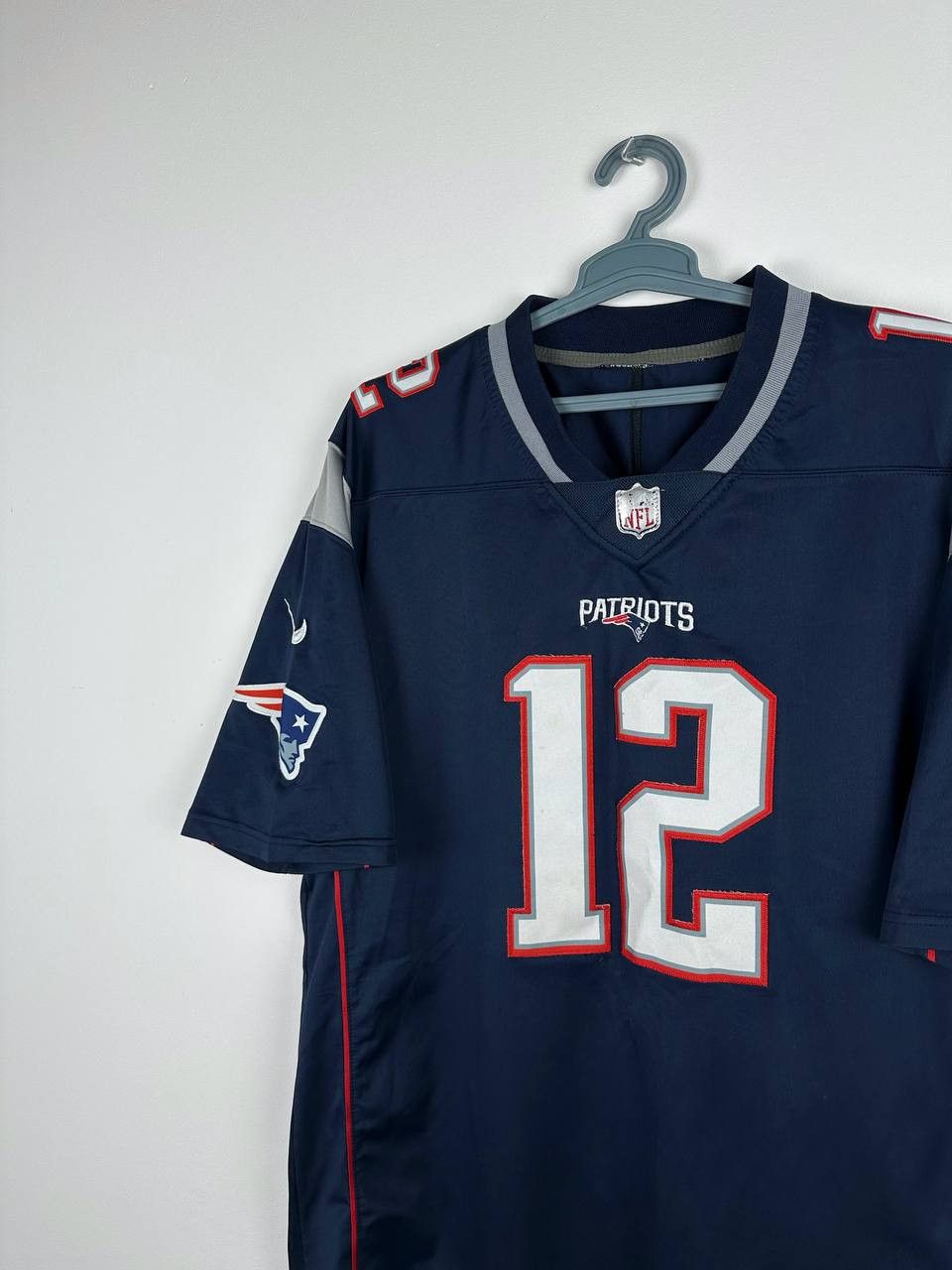 NFL × Nike #12 TOM BRADY NIKE NEW ENGLAND PATRIOTS JERSEY Size US XL / EU 56 / 4 - 4 Thumbnail