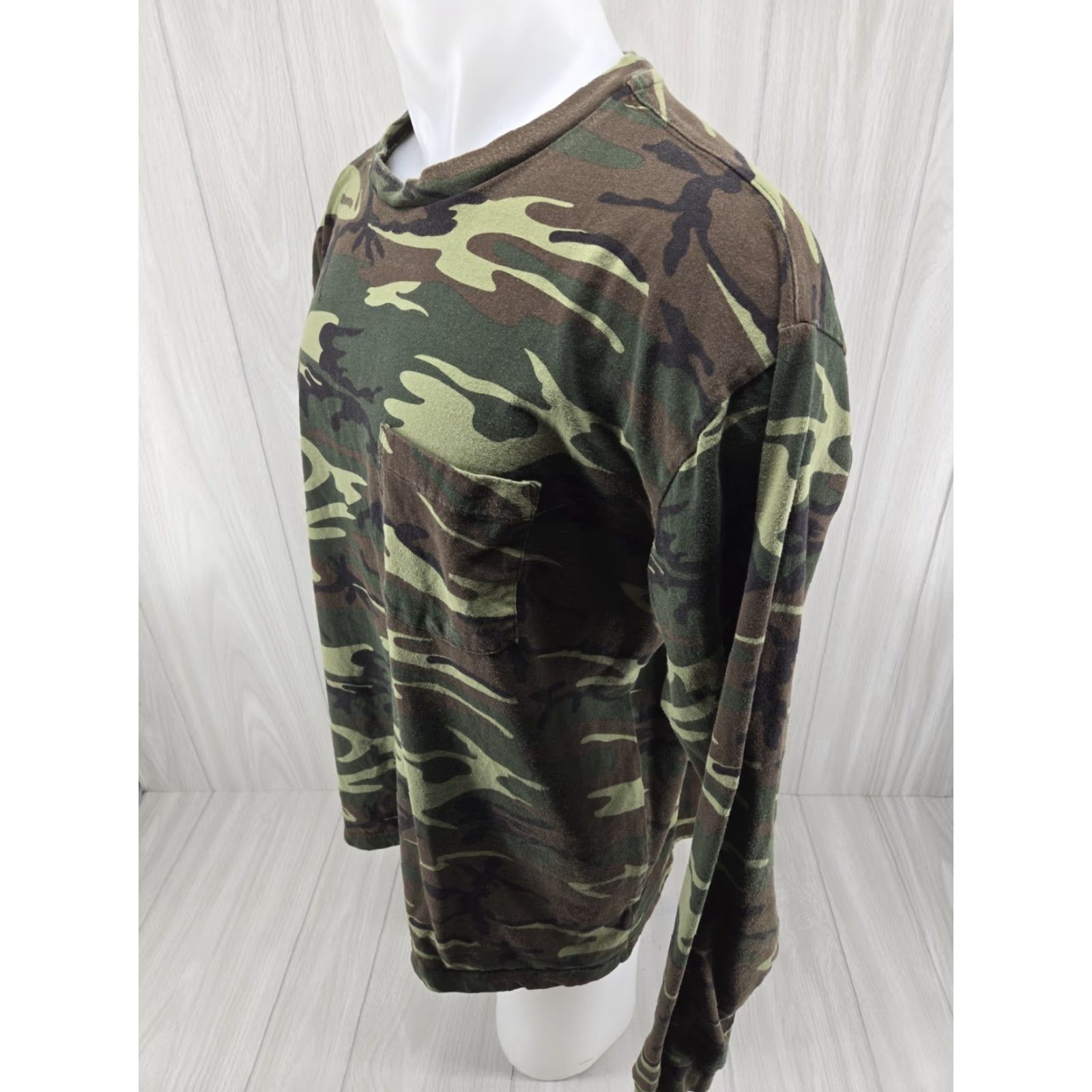 Vintage VINTAGE RedHead Camo Shirt Mens 2XL Woodland Long Sleeve Shirt Mens 2XL Woodland Long Sleeve Size US XXL / EU 58 / 5 - 3 Thumbnail
