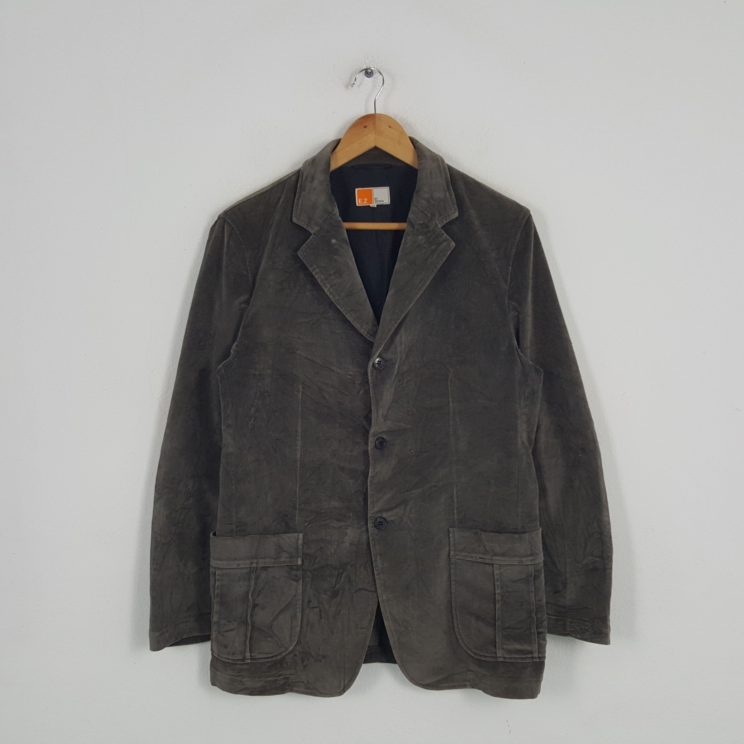 Ermenegildo Zegna × Vintage Vintage E.Z. by Zegna Luxury Brand Coat Jacket Size US S / EU 44-46 / 1 - 1 Thumbnail
