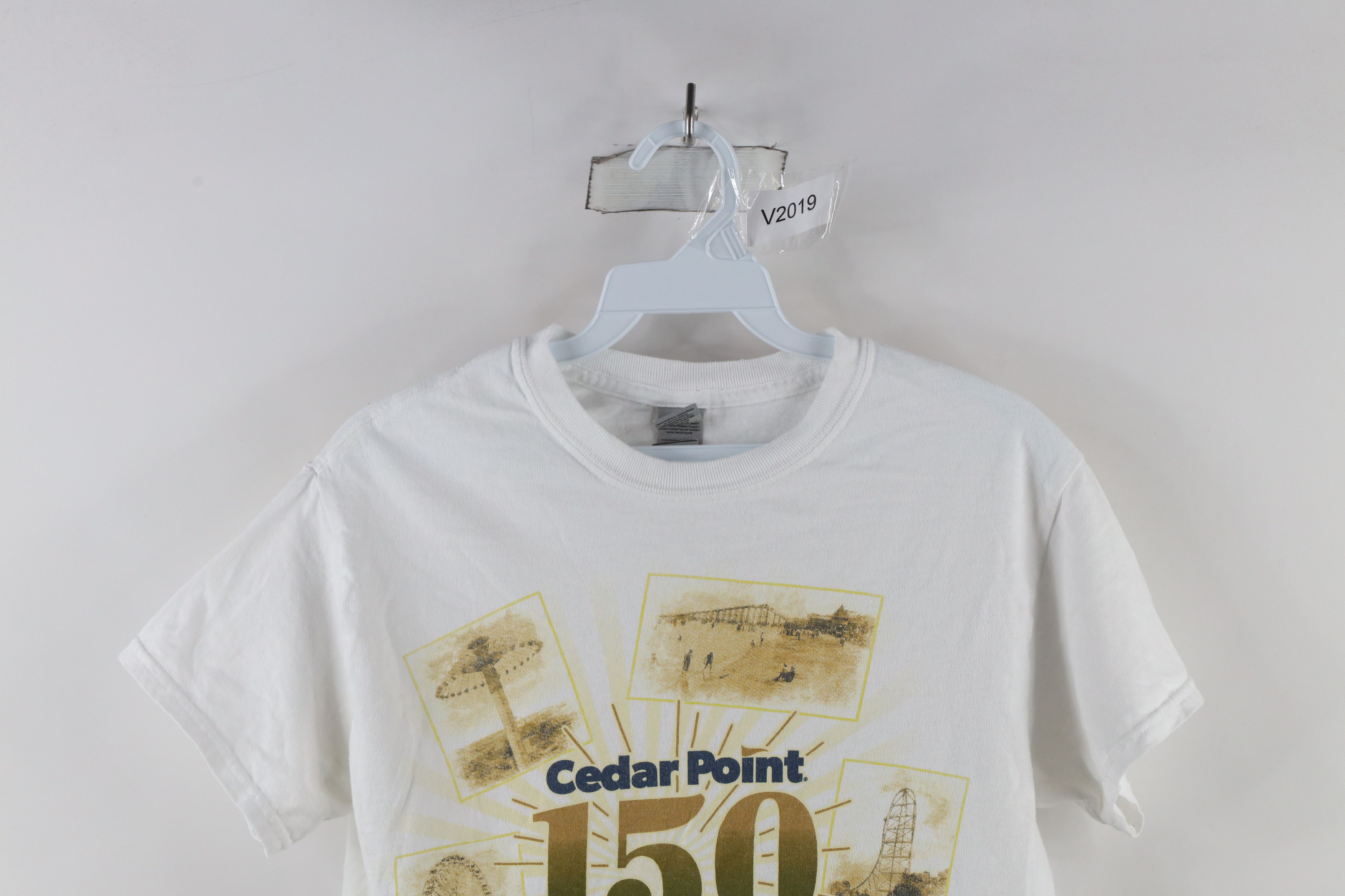 Vintage 150th Anniversary Cedar Point Amusement Park T-Shirt White Size US S / EU 44-46 / 1 - 2 Thumbnail