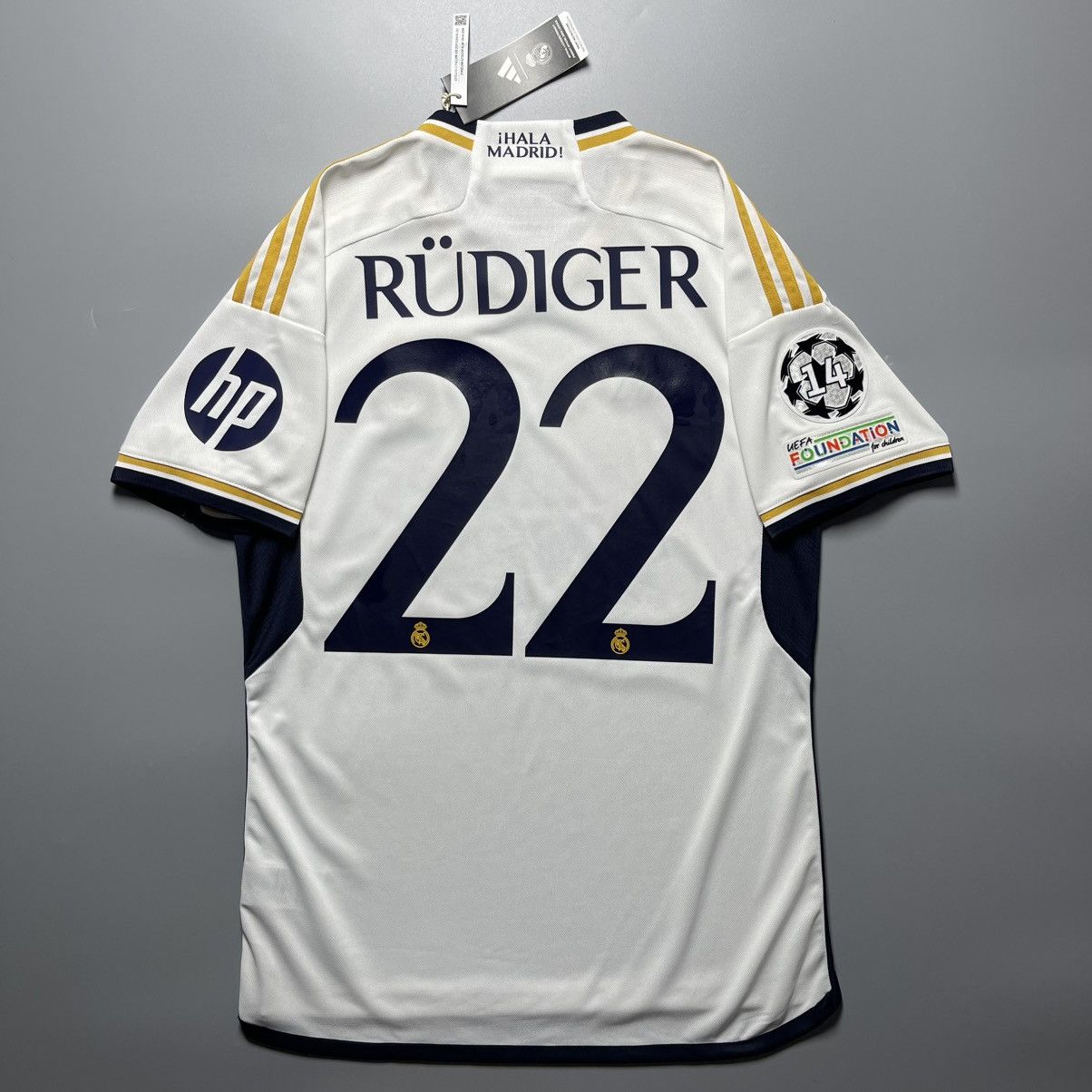 Adidas × Vintage NWT REAL MADRID 2023/2024 FOOTBALL HOME JERSEY #22 RUDIGER Size US M / EU 48-50 / 2 - 1 Thumbnail