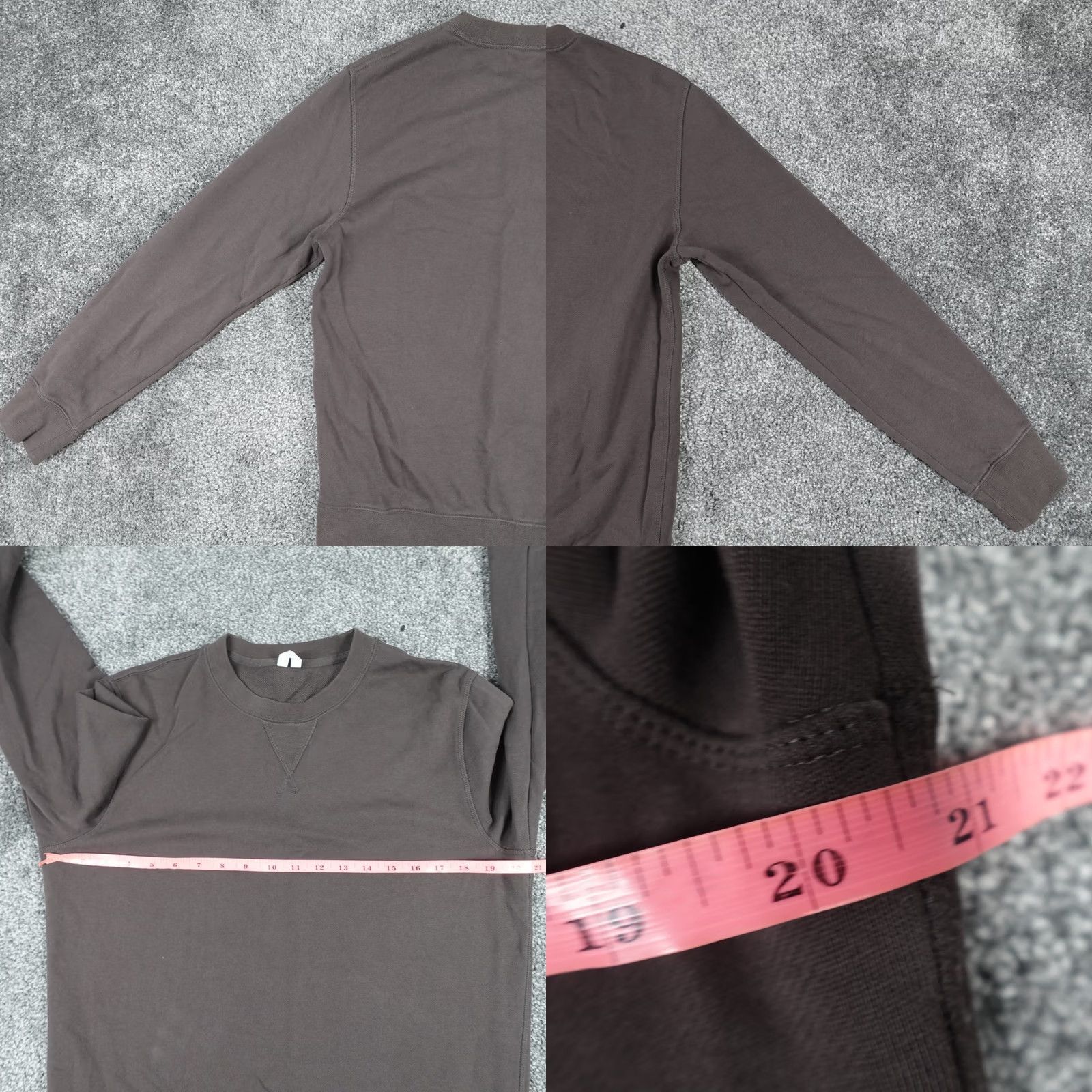 Arket Arket Sweatshirt Jumper Brown Size Small Crew Neck Cotton Lightweight Mens Pullover Sweatshirt Size US S / EU 44-46 / 1 - 8 Thumbnail