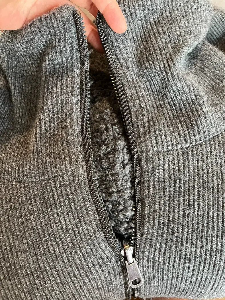 Brunello Cucinelli Brunello Cucinelli Double-sided teddy cashmere sweater jac Size S / US 4 / IT 40 - 6 Thumbnail