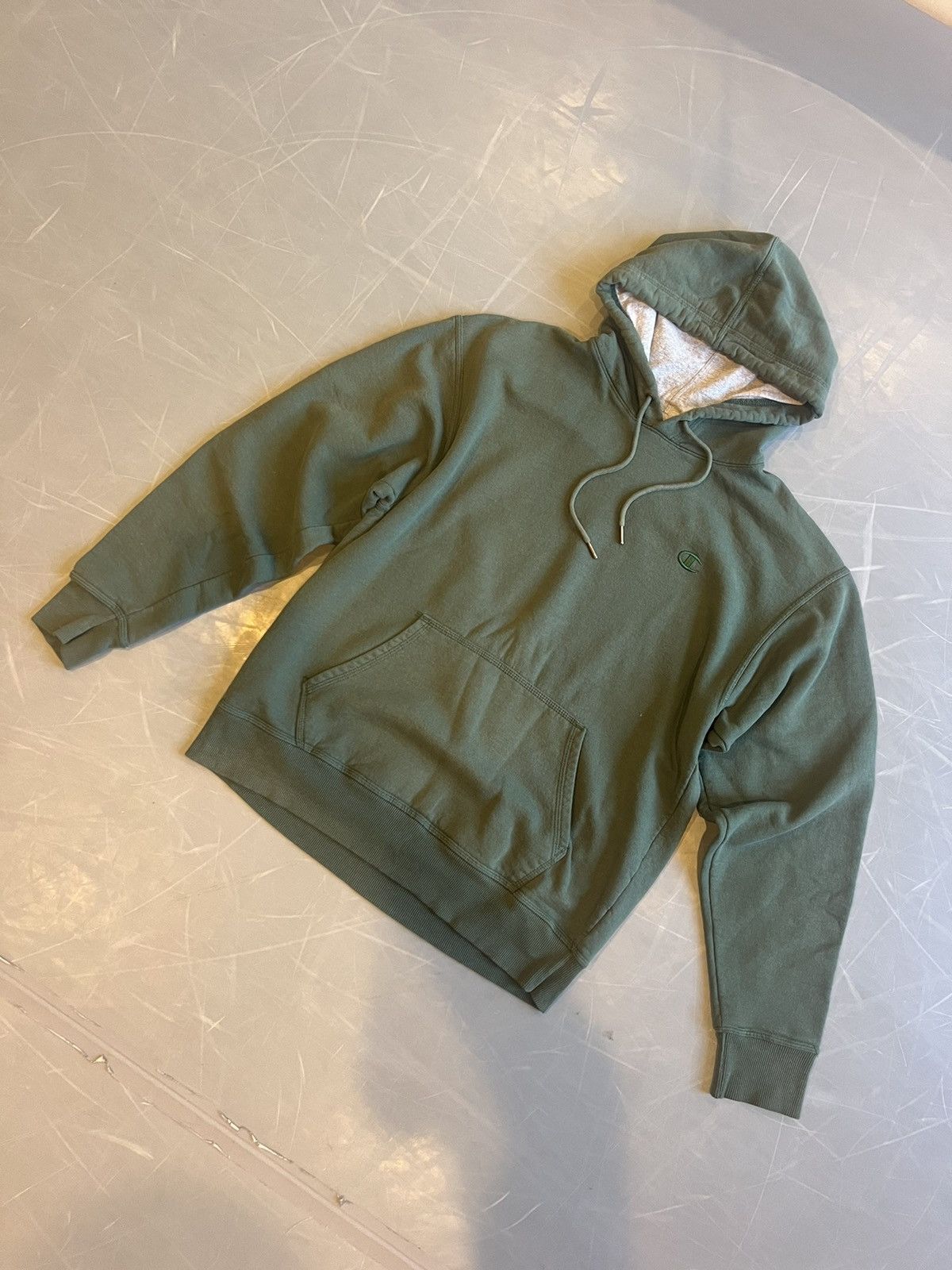 Champion Champion Pine Green Hoodie Grailed