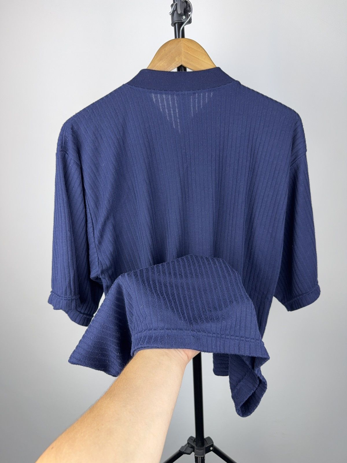 Levi's Vintage 80s / 90s Levi’s Jeanswear Ribbed Henley Tee Blue Size US L / EU 52-54 / 3 - 11 Thumbnail