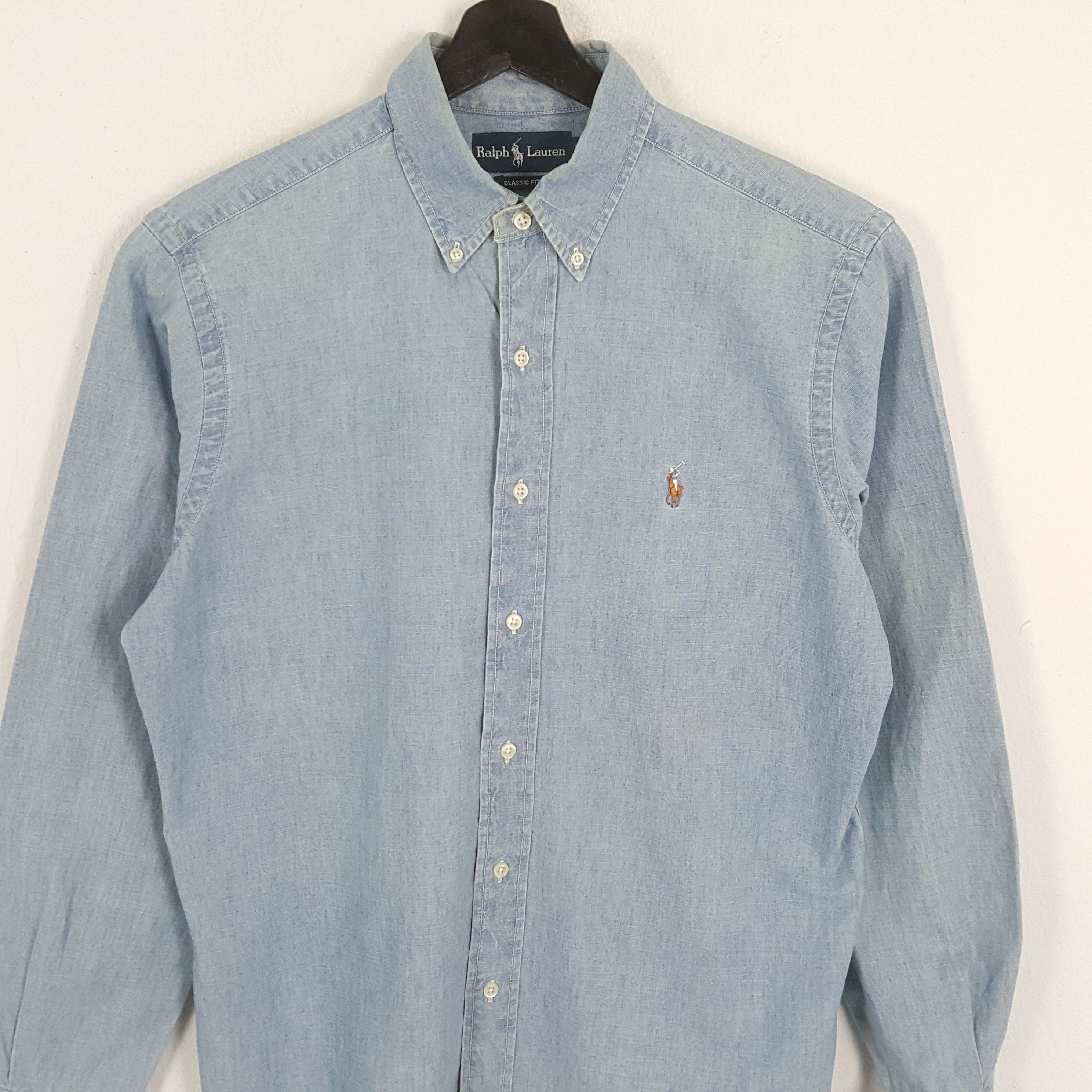 Ralph Lauren × Vintage RALPH LAUREN Fashion Brand Casual Formal Style Shirt Size US M / EU 48-50 / 2 - 2 Thumbnail