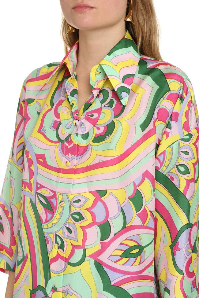 Dolce & Gabbana o1y0925 Patterned Shirt in Multicolor Size XS / US 0-2 / IT 36-38 - 5 Thumbnail