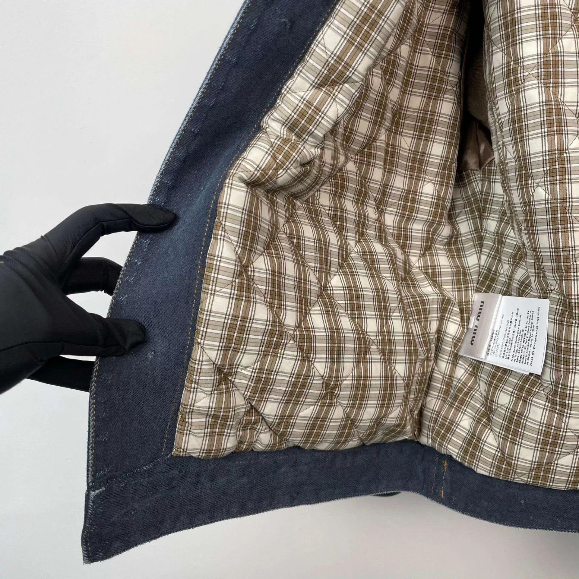 Miu Miu MIU MIU denim puffer jacket blue S Size XS / US 0-2 / IT 36-38 - 7 Thumbnail