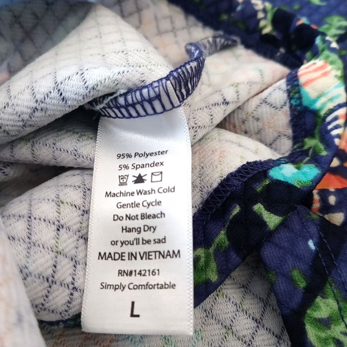 Vintage LuLaRoe Skirt Knee Length Purple Geometric Knit Pull On L Regular Women Casual Stretch Sewing? Size 36" / US 14 / IT 50 - 6 Thumbnail