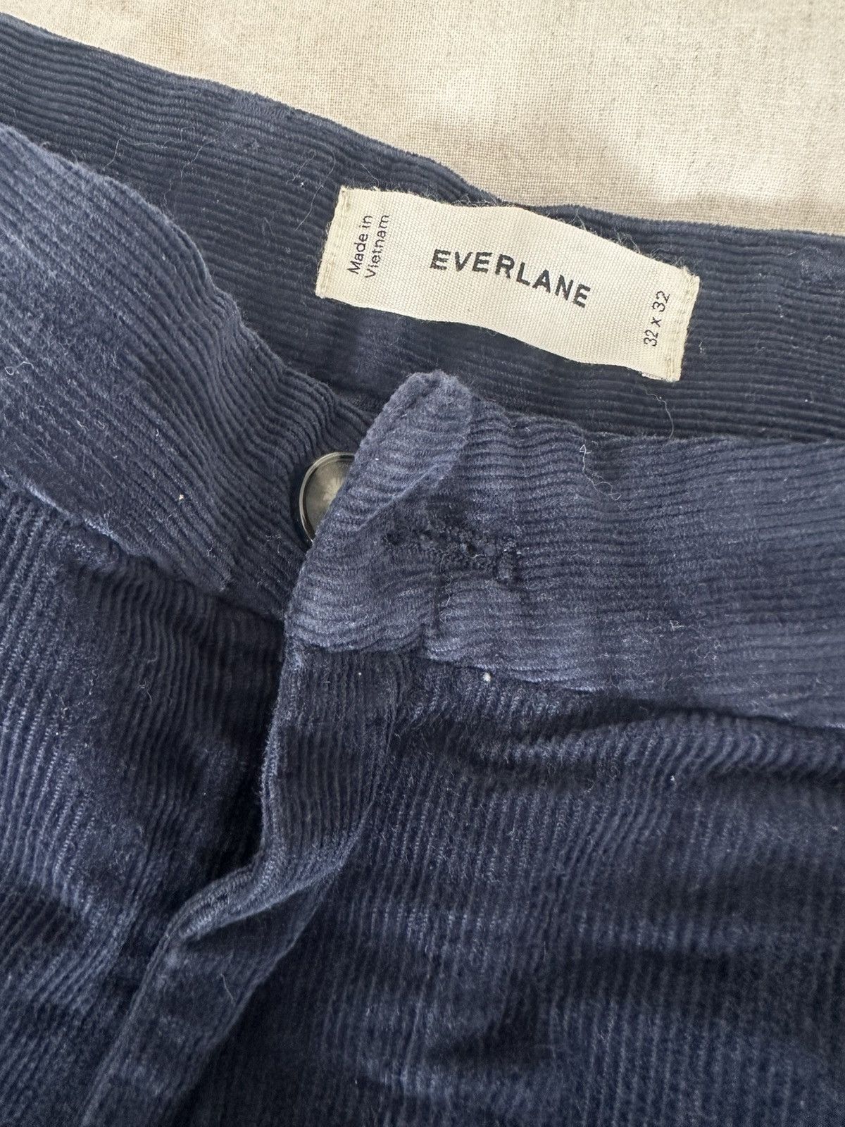 Everlane Everlane Corduroy 32 x 32 Navy Blue Size US 32 / EU 48 - 1 Thumbnail