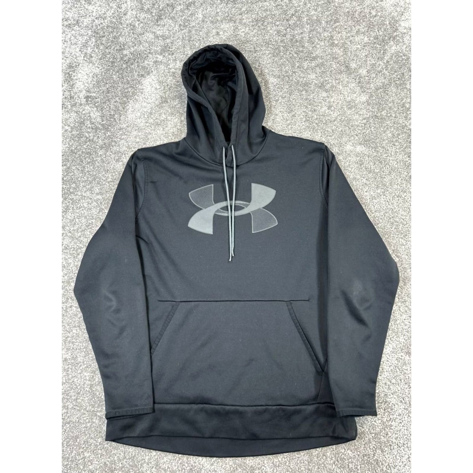 Under Armour Under Armour Hoodie Mens Large Black Running Pullover Size US L / EU 52-54 / 3 - 2 Thumbnail