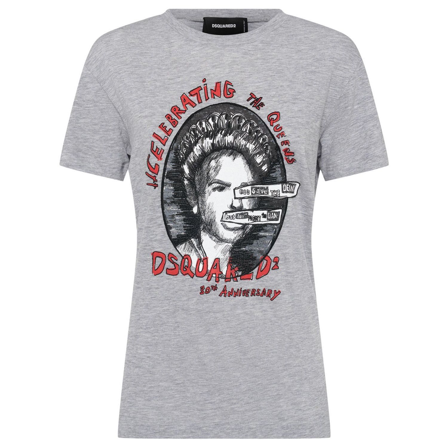 DSQUARED2 Women's Gray T-shirt New & Authentic (Women's size