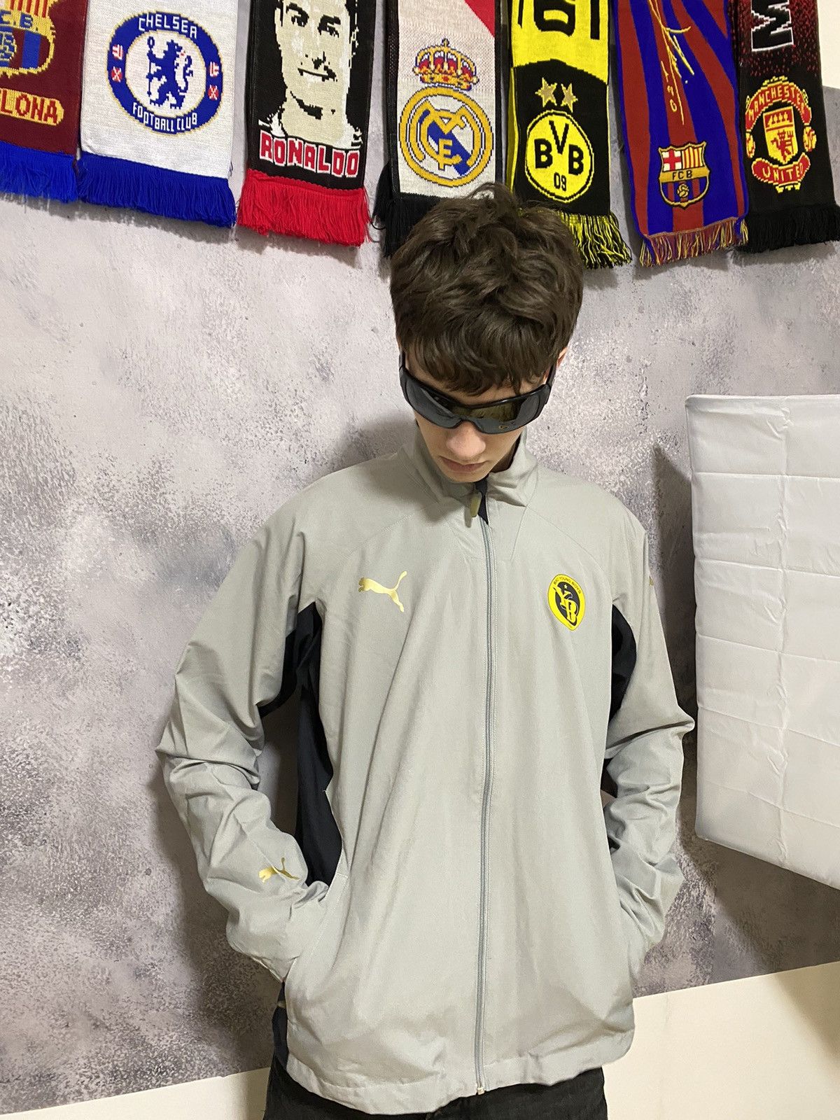 Nike Nike Shield BSC Young Boys Soccer Football Jacket Full Zip Size US L / EU 52-54 / 3 - 1 Thumbnail