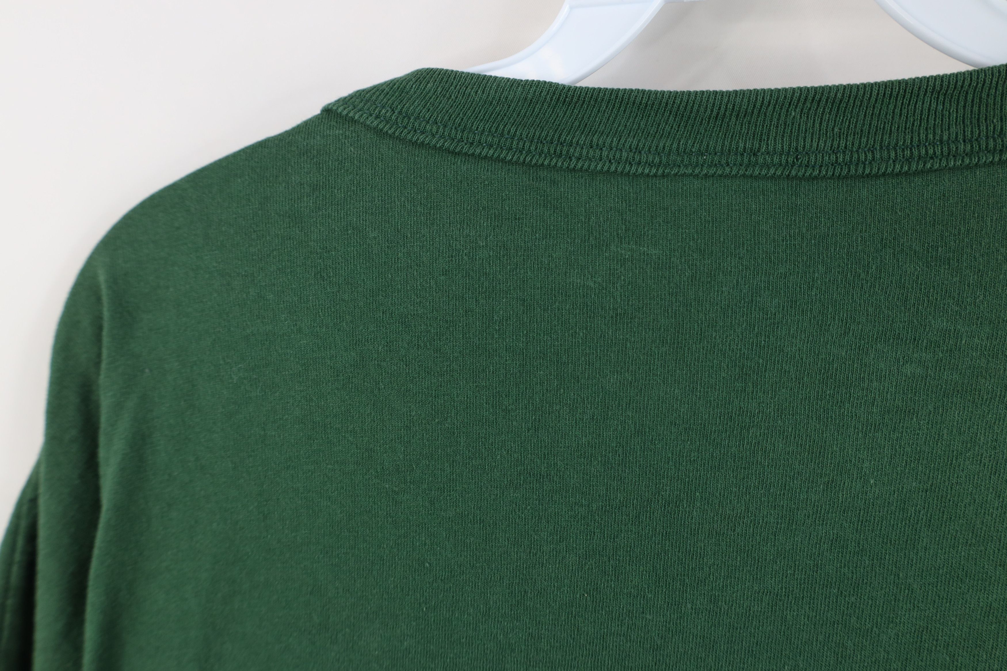 Vintage Vintage 90s Streetwear Cotton Short Sleeve T-Shirt Green Size US XXL / EU 58 / 5 - 9 Thumbnail