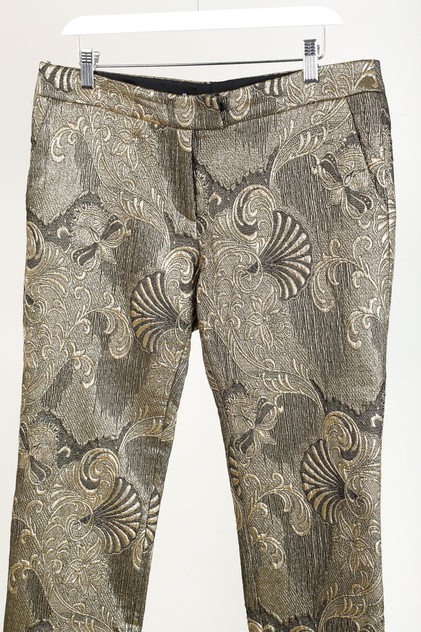 Other Camilla and Marc Sublime Gold Brocade Jacquard Pants Size 30" / US 8 / IT 44 - 6 Thumbnail