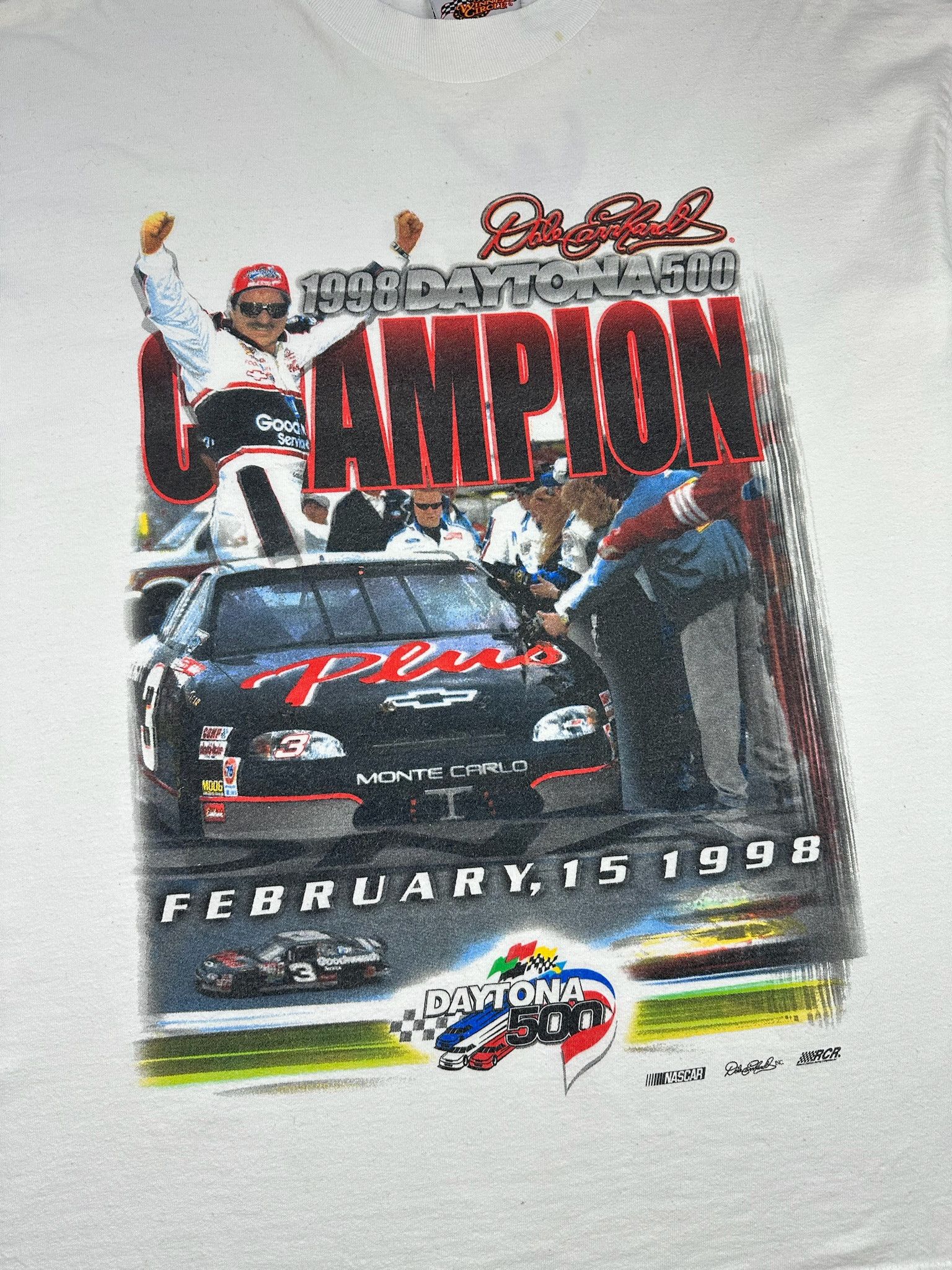 NASCAR Vintage Dale Earnhardt Jr T Shirt Nascar Racing AOP Size US L / EU 52-54 / 3 - 2 Thumbnail