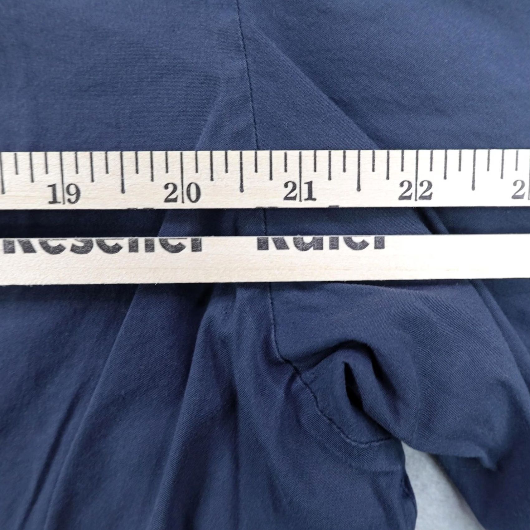 James Perse James Perse Shirt Men Blue Button Up Stretch Poplin Dress Shirt XL Size 46R - 5 Thumbnail