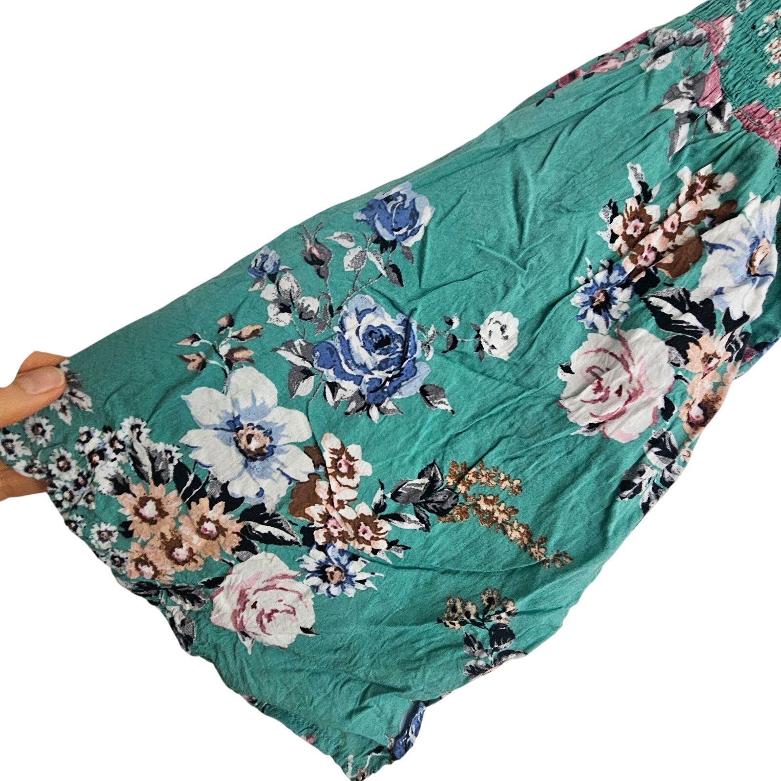 Torrid Torrid Womens Floral Smocked Off Shoulder Top Plus Size 1X Size XL / US 12-14 / IT 48-50 - 4 Thumbnail