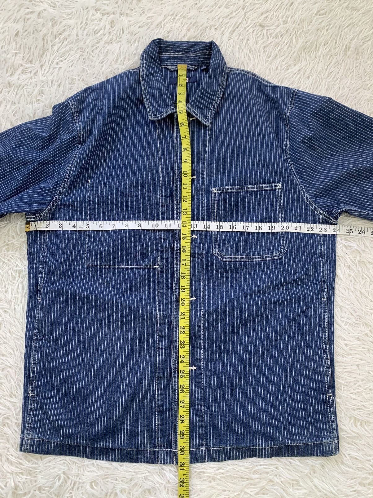 Uniqlo Uniqlo Hickory Stripes Style Jacket Size US XL / EU 56 / 4 - 9 Thumbnail