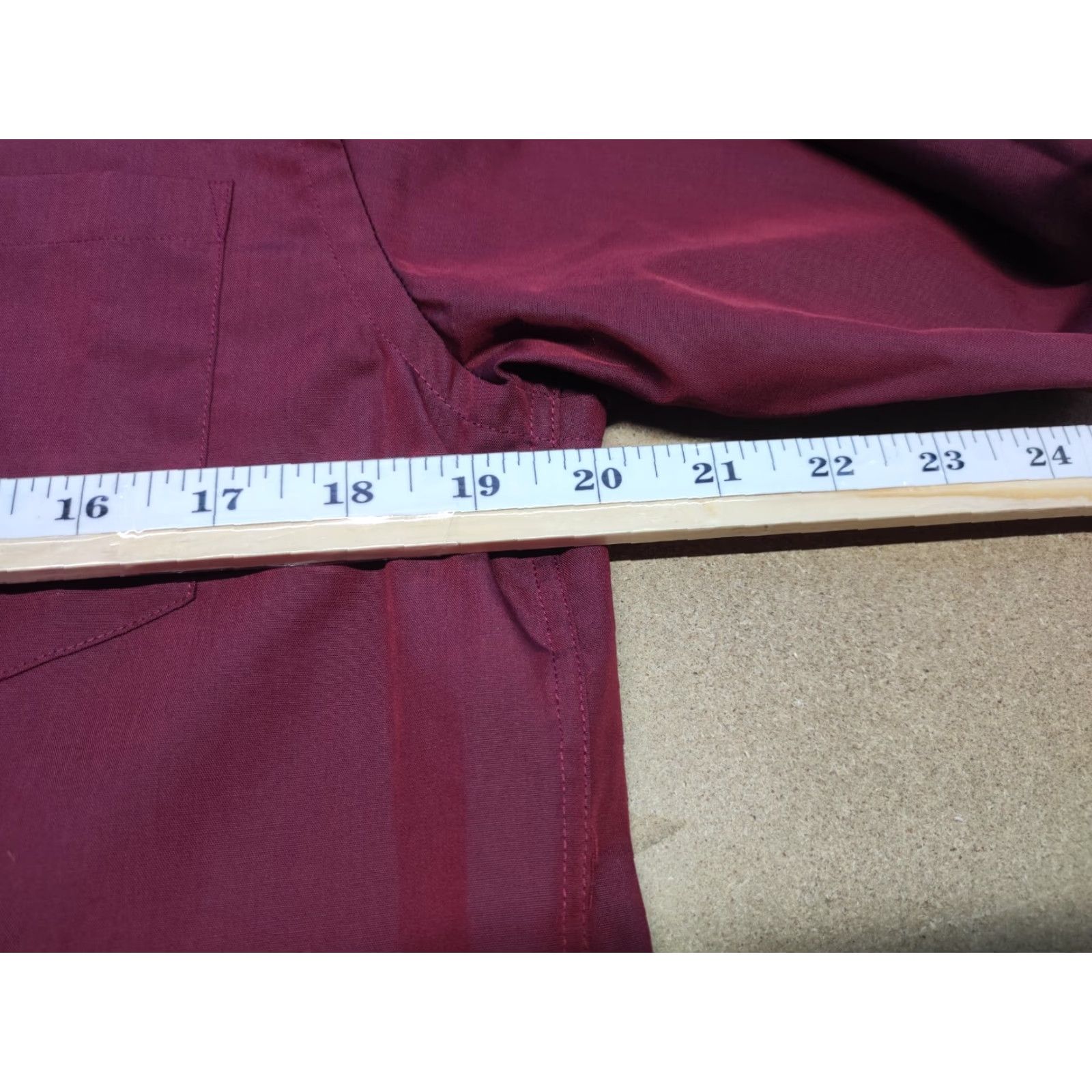 Armani Exchange Armani Exchange Mens Button-Up Shirt Velvet Red Long Sleeve Collared Plain S Cotton Button-Down Casual Mens Size US S / EU 44-46 / 1 - 4 Thumbnail