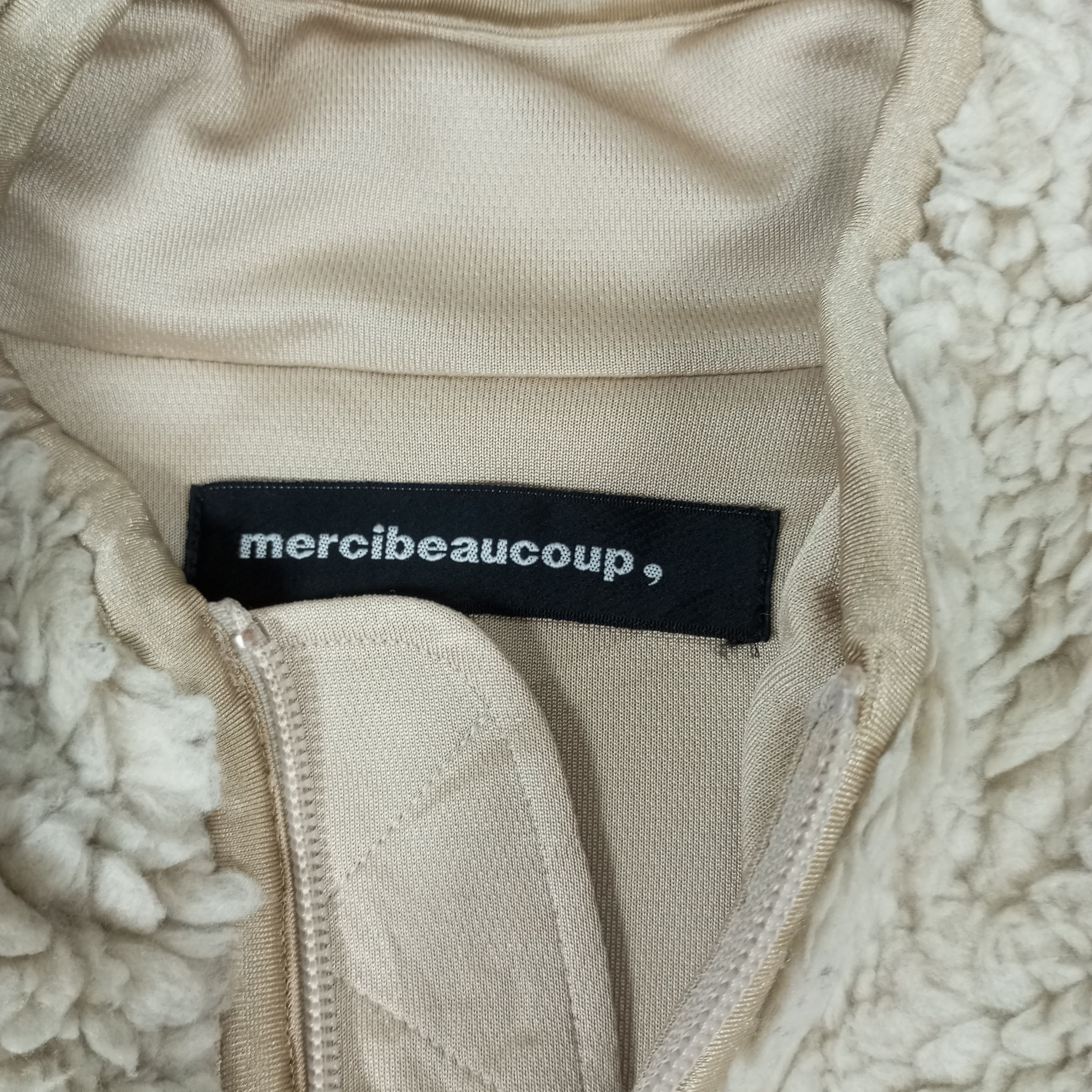 Designer Mercibeaucoup by Issey Miyake Japanese Brand Sherpa Jacket Size XS / US 0-2 / IT 36-38 - 5 Thumbnail