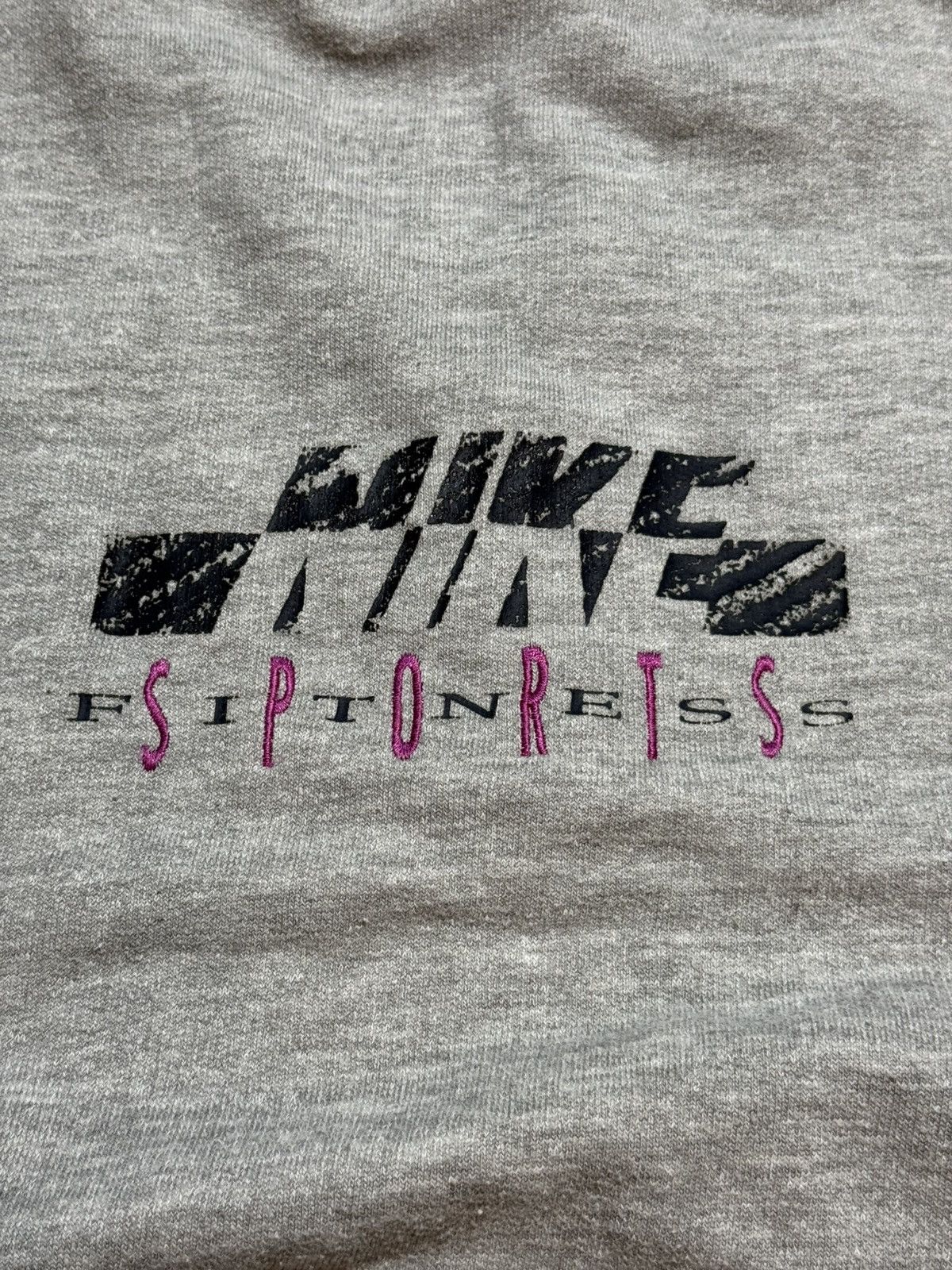 Nike Vintage 80s Nike 1/4 zip grey basic sweatshirt swoosh logo Size US S / EU 44-46 / 1 - 8 Thumbnail
