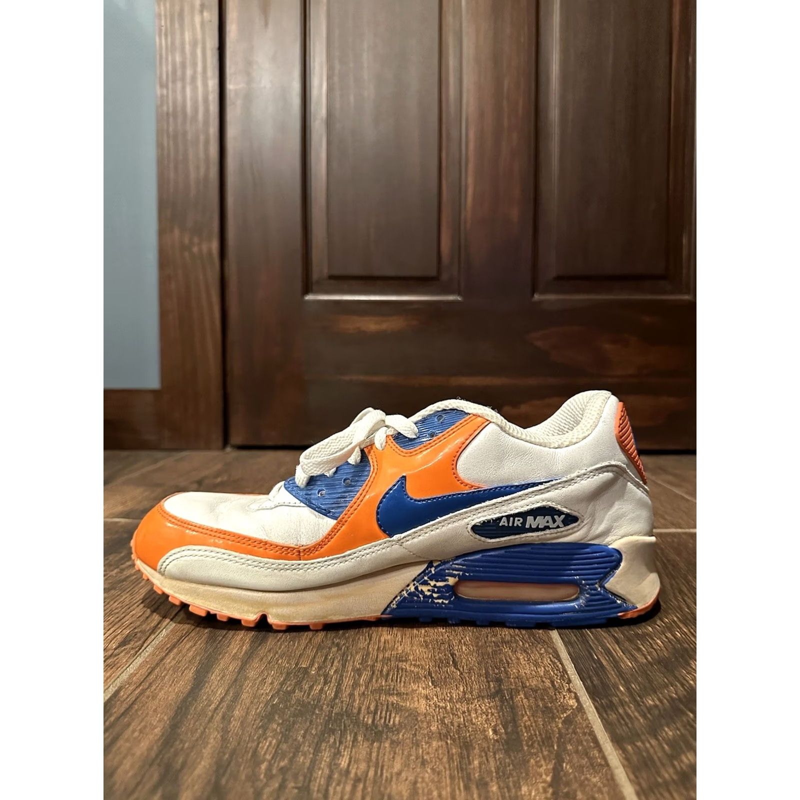 Nike Nike Air Max 90 Premium Sneaker Men Size 10.5 White Size US 10 / EU 43 - 6 Thumbnail