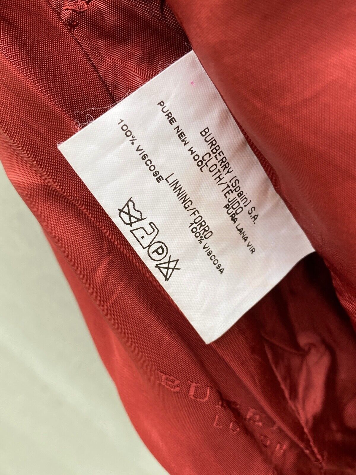 Burberry Burberry London Red Wool Ladies Blazer Size M / US 6-8 / IT 42-44 - 7 Thumbnail