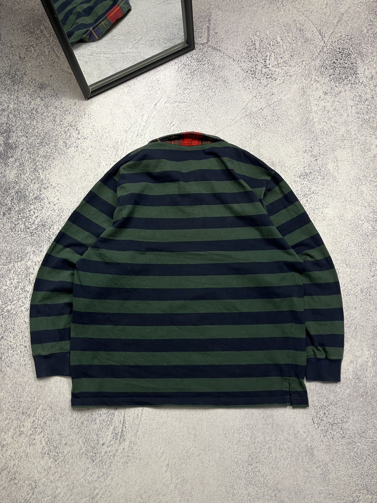 Polo Ralph Lauren Vintage Polo Ralph Lauren Striped Rugby Shirt Size US L / EU 52-54 / 3 - 7 Thumbnail