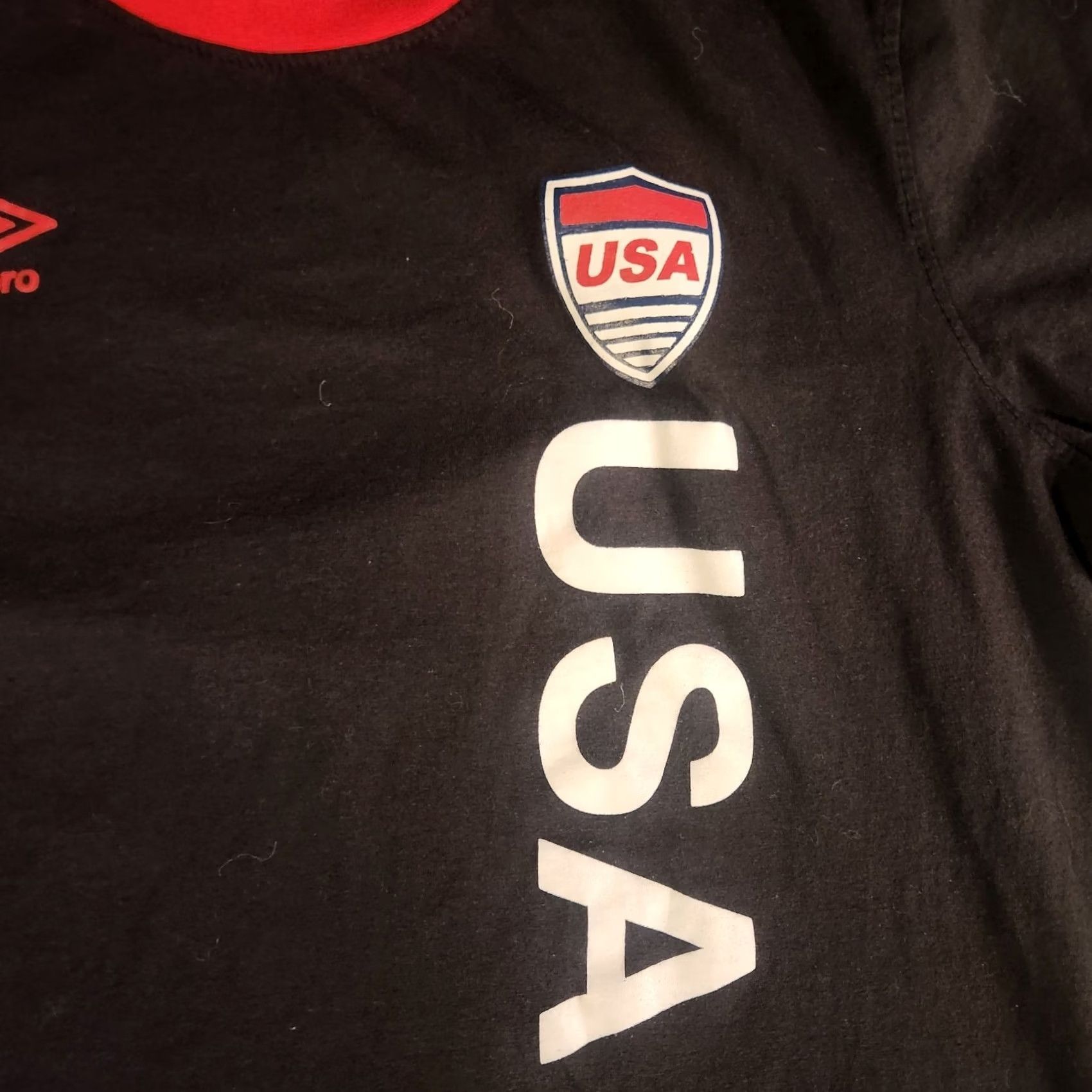 Umbro Umbro USA Soccer Nation Team T Shirt Tee Mens XL Black Size US XL / EU 56 / 4 - 3 Thumbnail