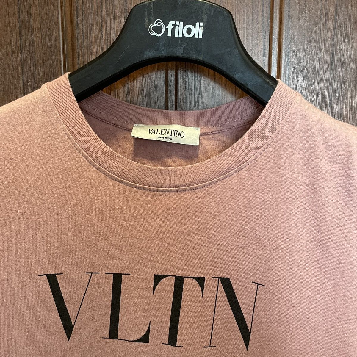 image of Valentino Vltn Tee in Pink, Women's (Size XS)