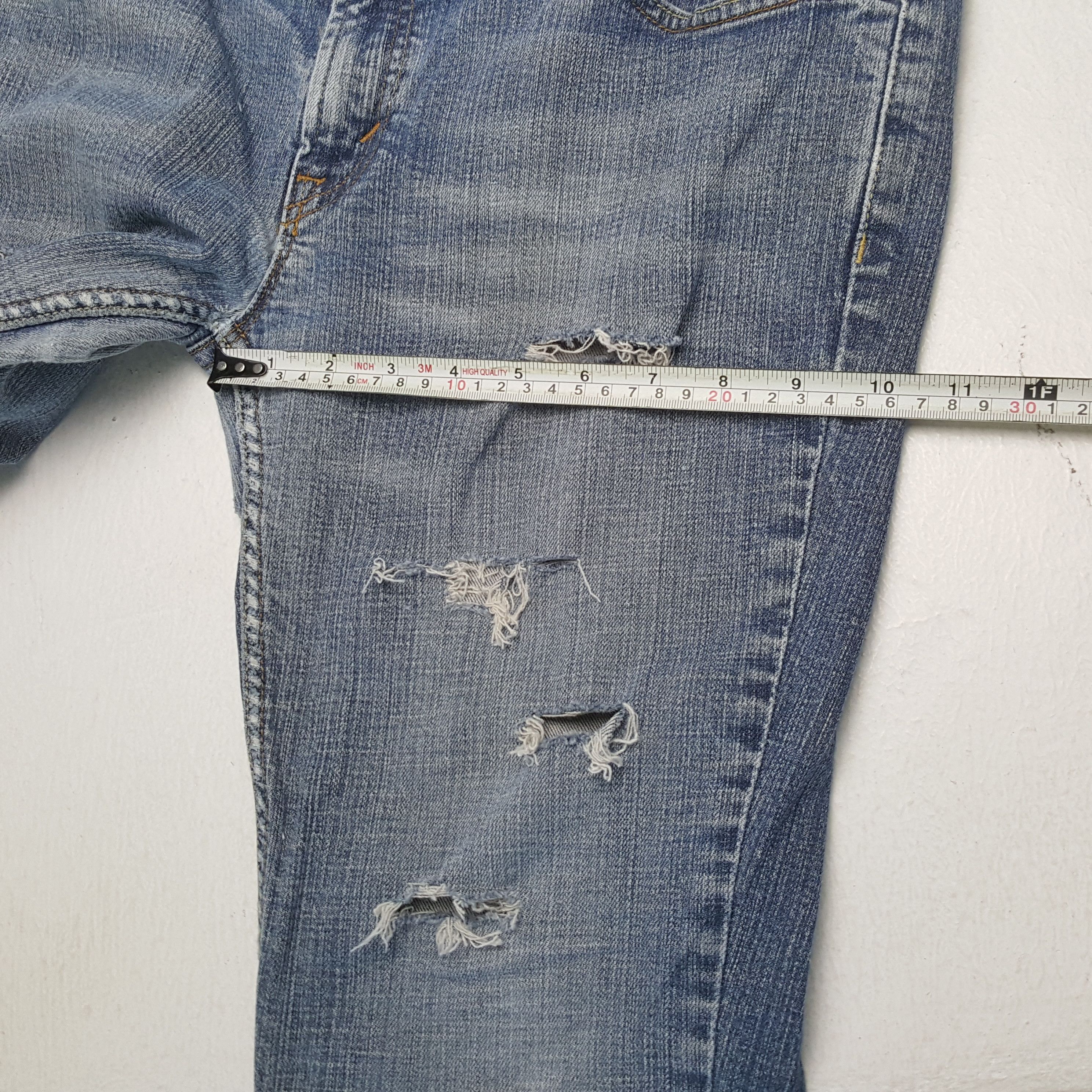 Levi's × Vintage LEVI'S Streetwear Style Distressed Jeans Size 34" / US 12 / IT 48 - 9 Thumbnail