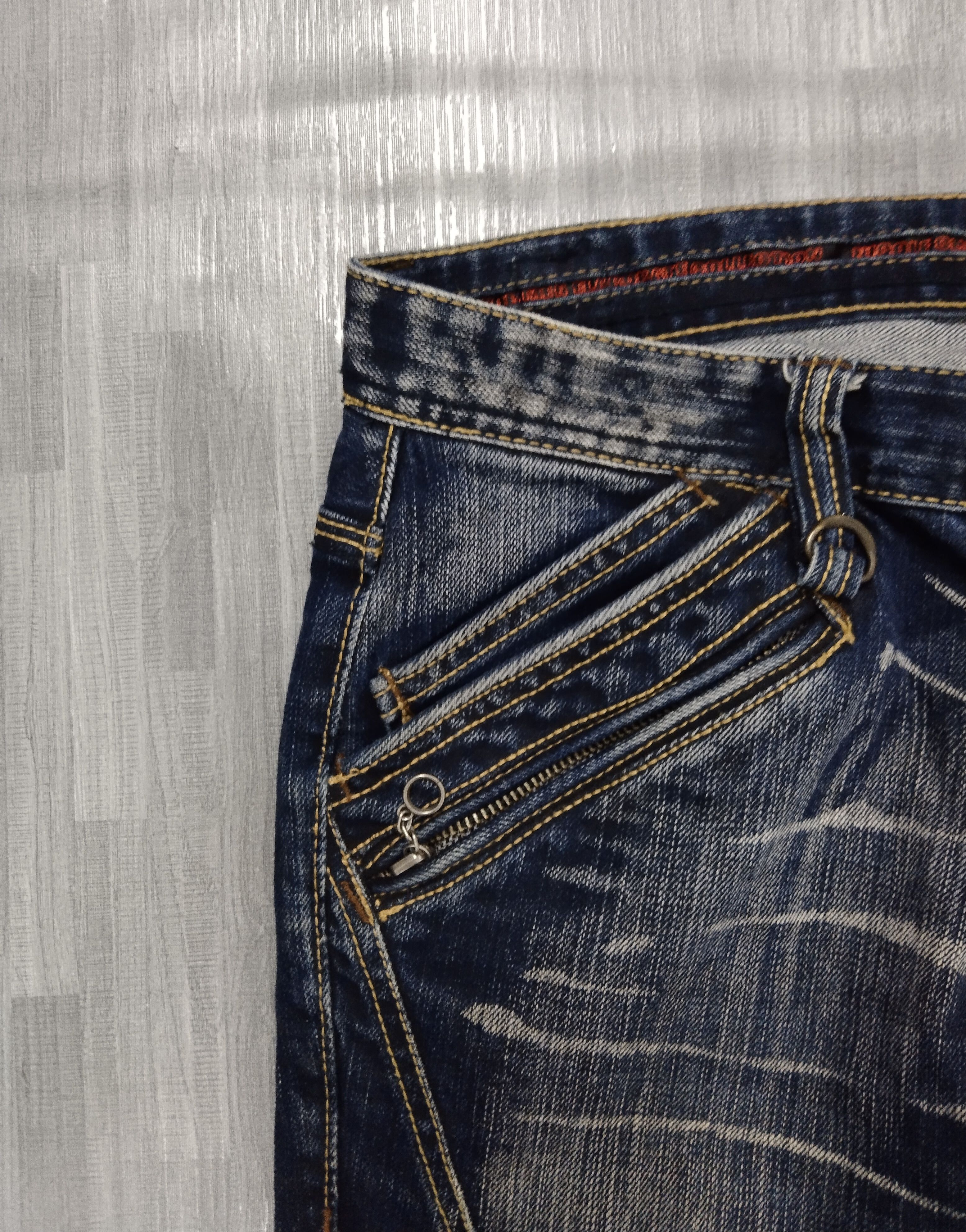 Nicole Club FLARE SICK WASHED BLUE NICOLE DENIM PANTS Size US 31 - 6 Thumbnail