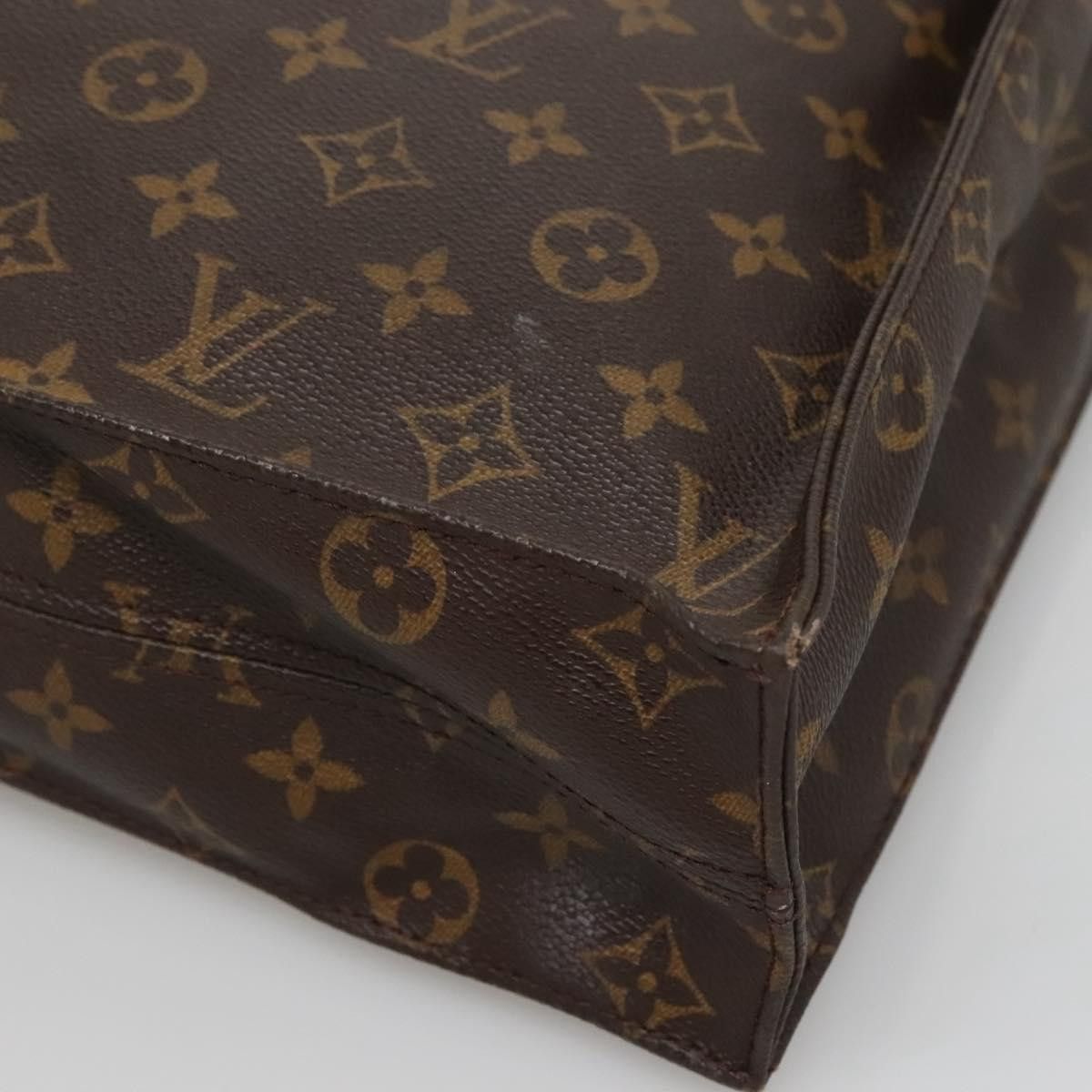 Louis Vuitton LOUIS VUITTON Monogram Sac Plat Hand Bag M51140 Size ONE SIZE - 9 Thumbnail