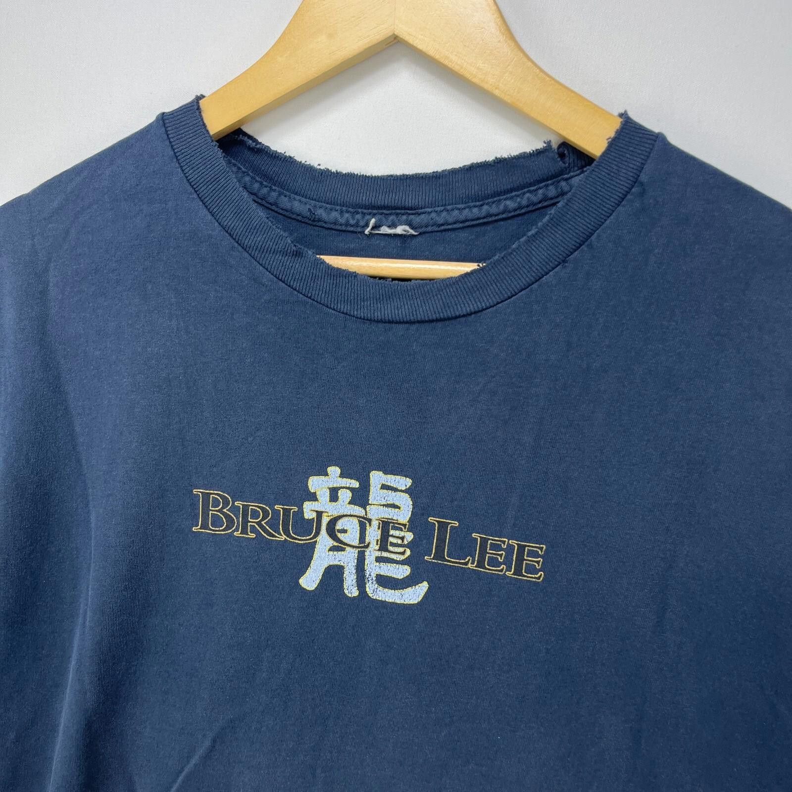 Vintage Vintage '90s Bruce Lee Graphic T-Shirt Large Dragon's Roar Size US L / EU 52-54 / 3 - 8 Thumbnail