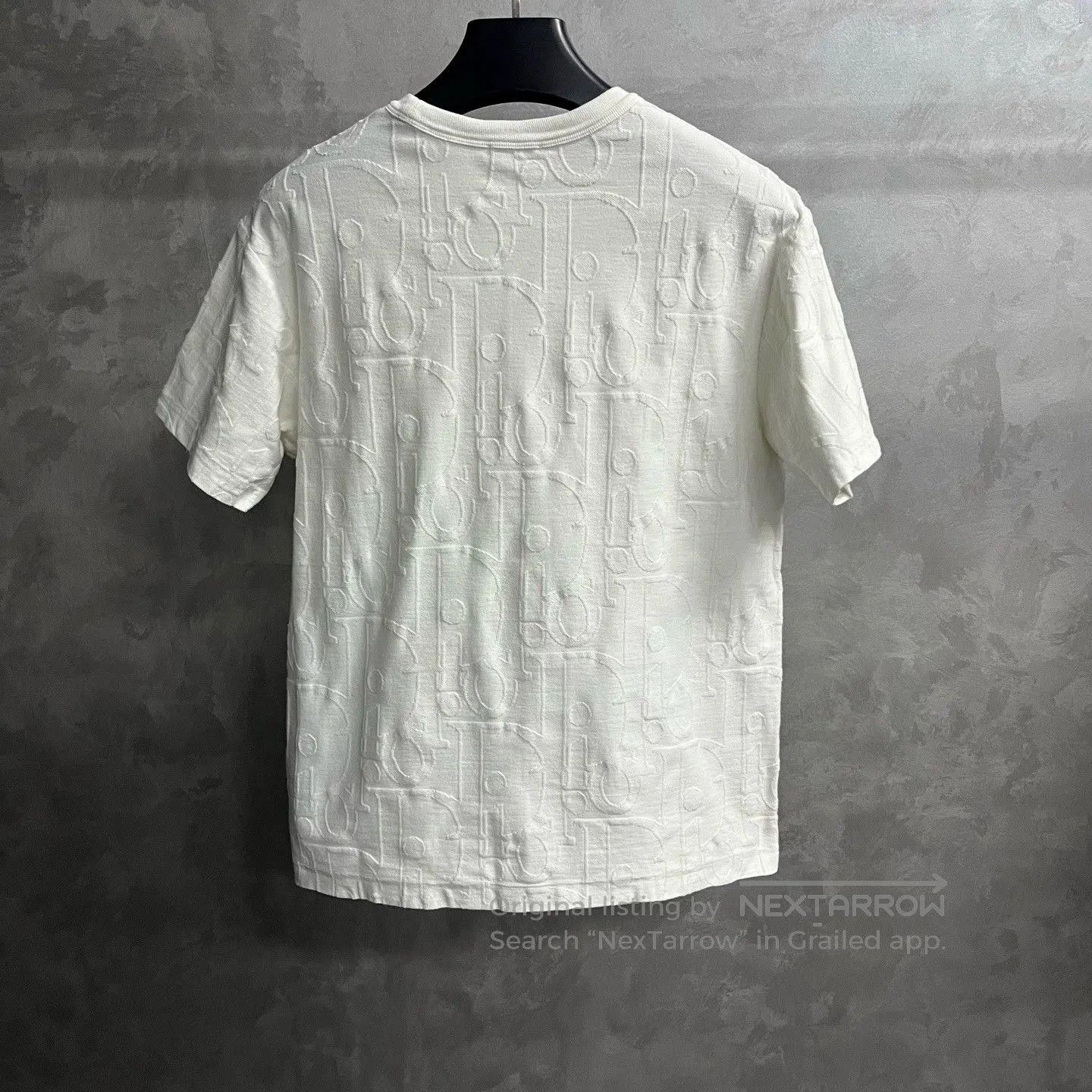 Dior dior white embroidered short sleeve t-shirt. Size US S / EU 44-46 / 1 - 5 Thumbnail