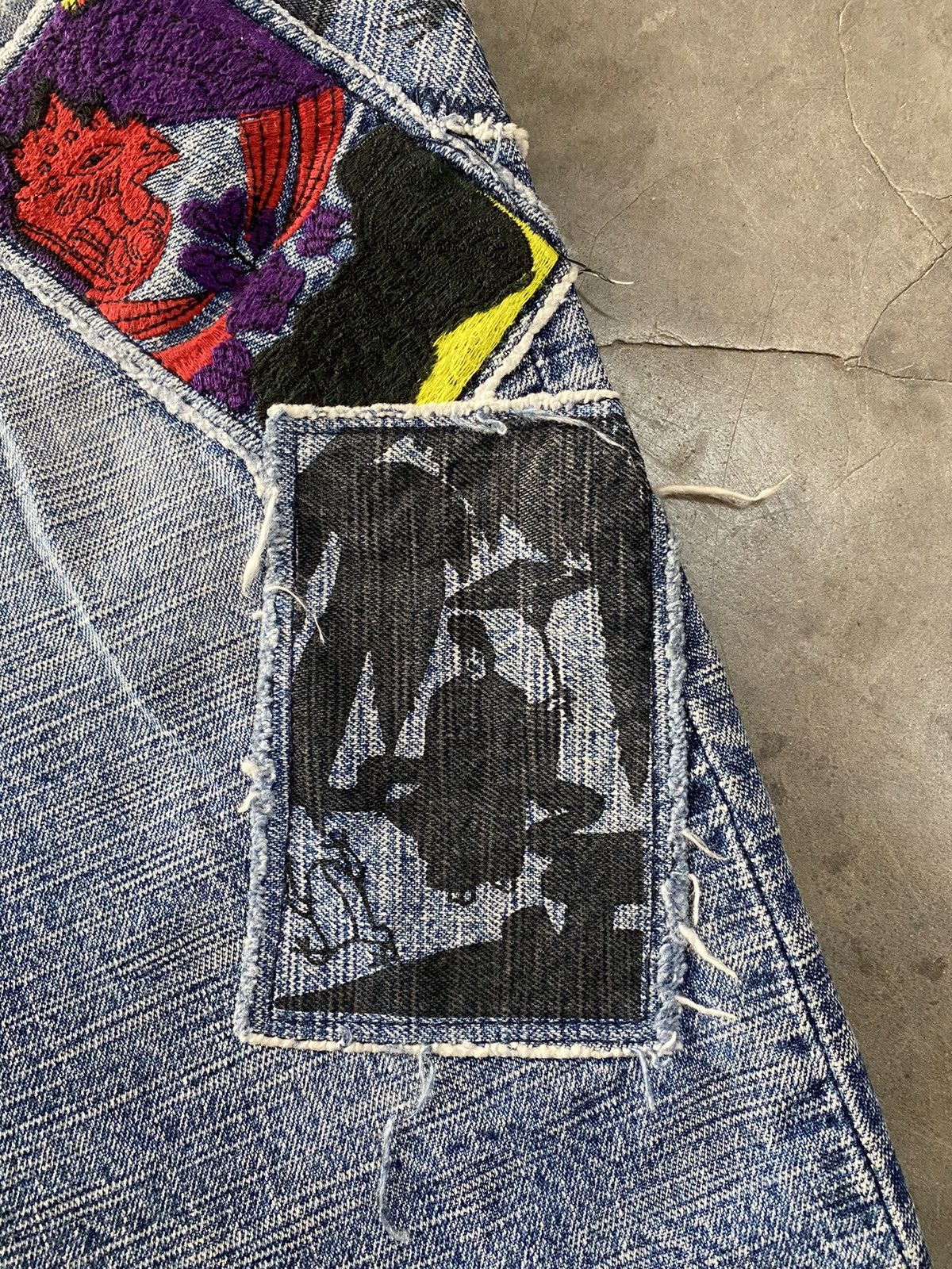 Japanese Brand × Kapital × Tornado Mart Japanese Melt into the universe Patches like Kapital Jeans Size US 34 / EU 50 - 3 Thumbnail